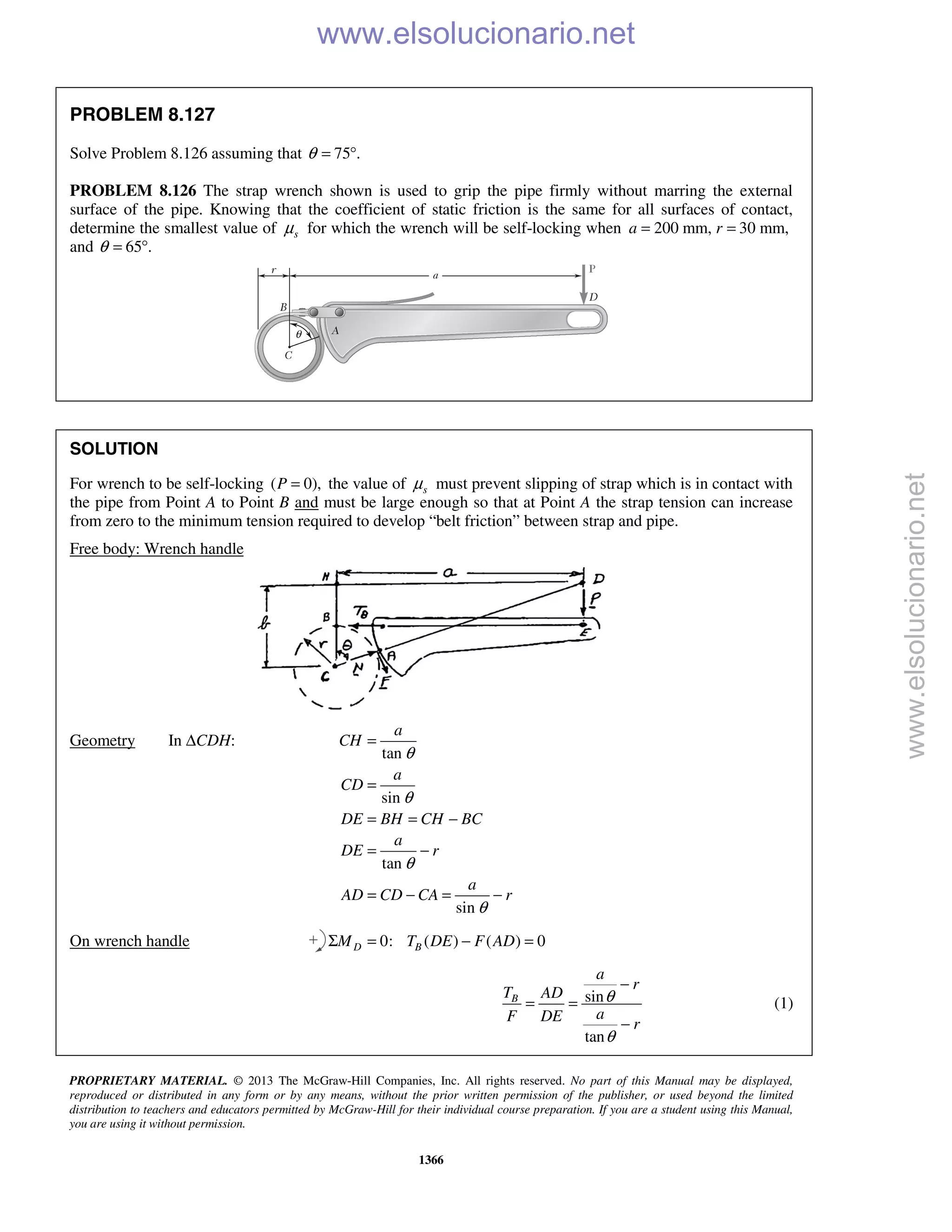 Beer vector mechanics for engineers statics 10th solutions