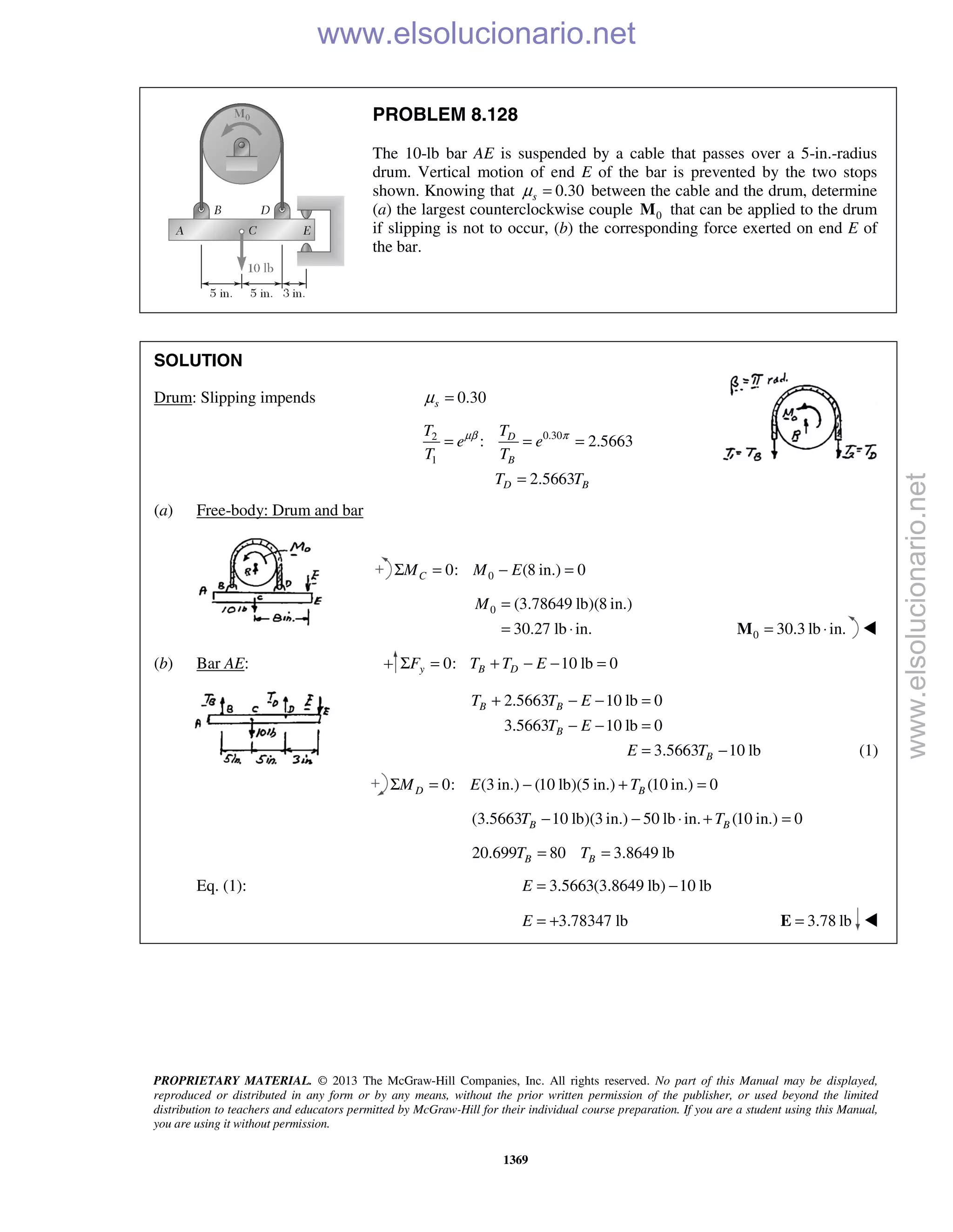 Beer vector mechanics for engineers statics 10th solutions