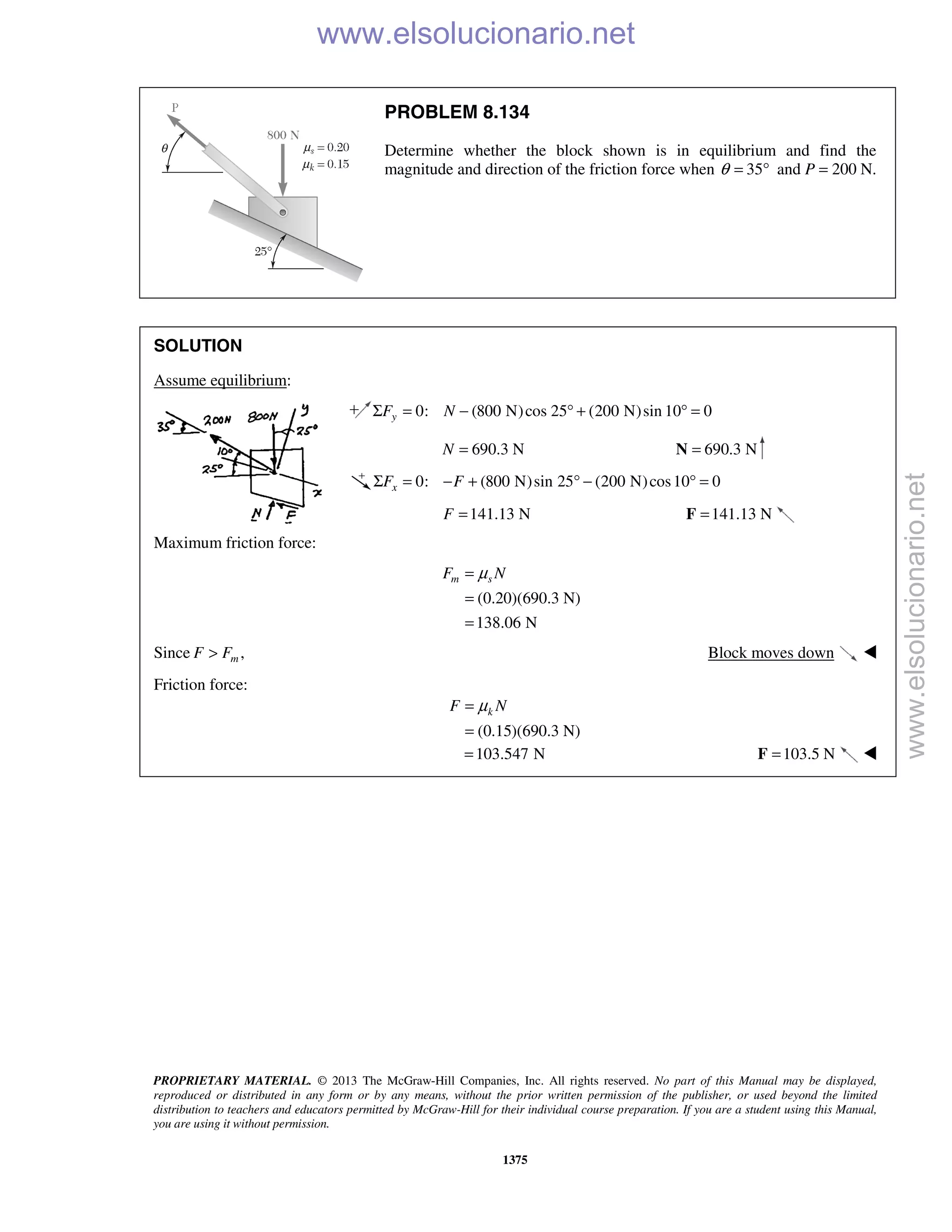 Beer vector mechanics for engineers statics 10th solutions