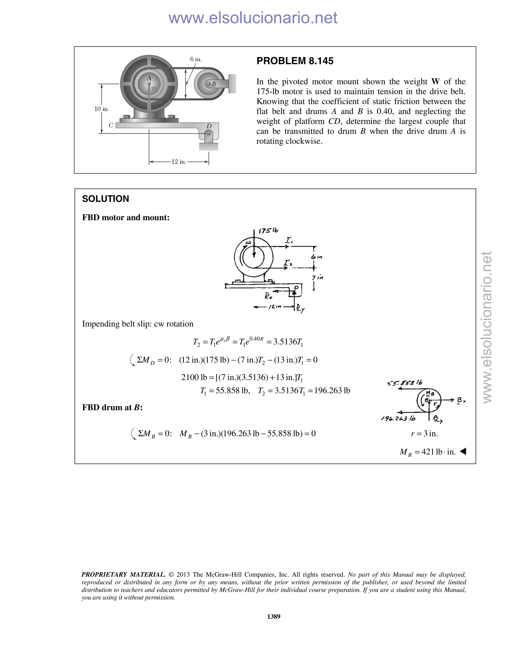 Beer vector mechanics for engineers statics 10th solutions