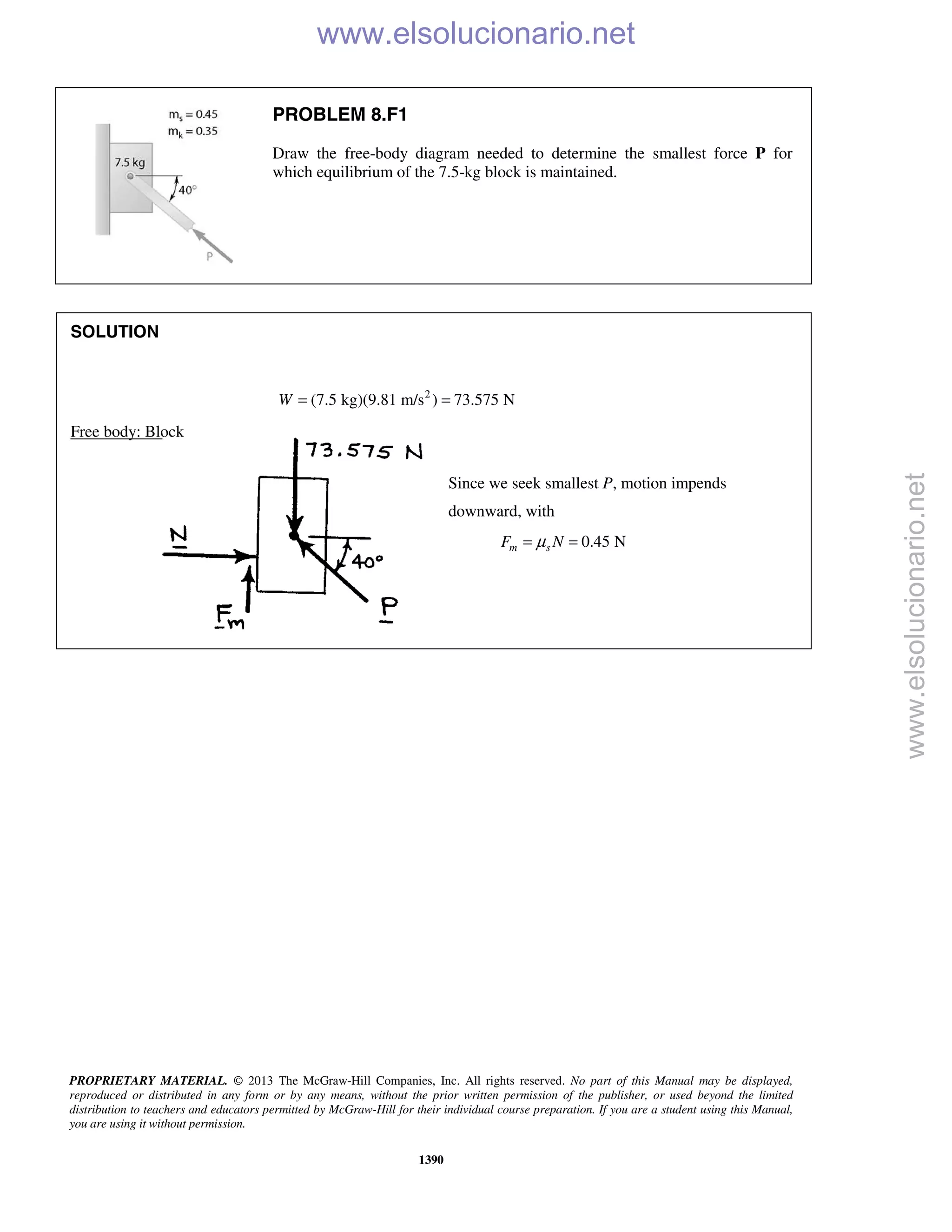 Beer vector mechanics for engineers statics 10th solutions