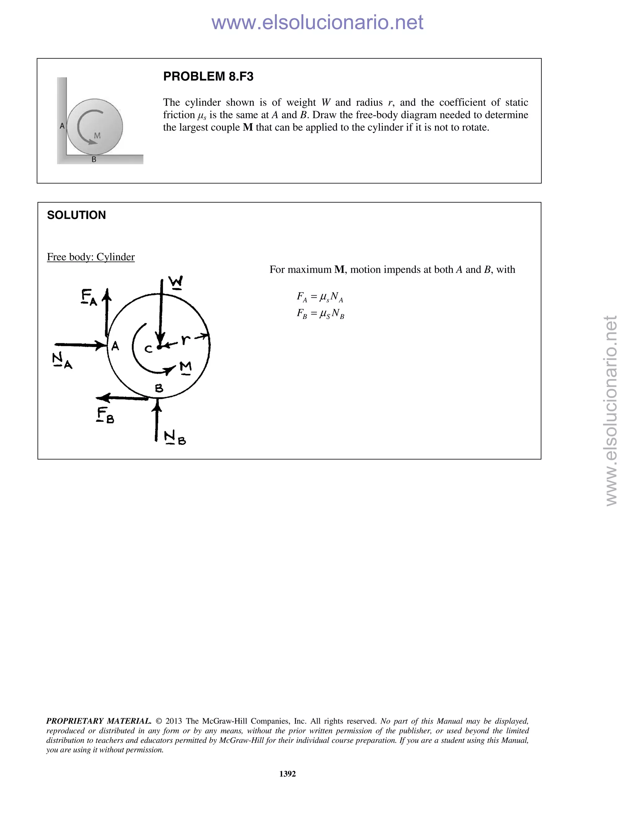 Beer vector mechanics for engineers statics 10th solutions