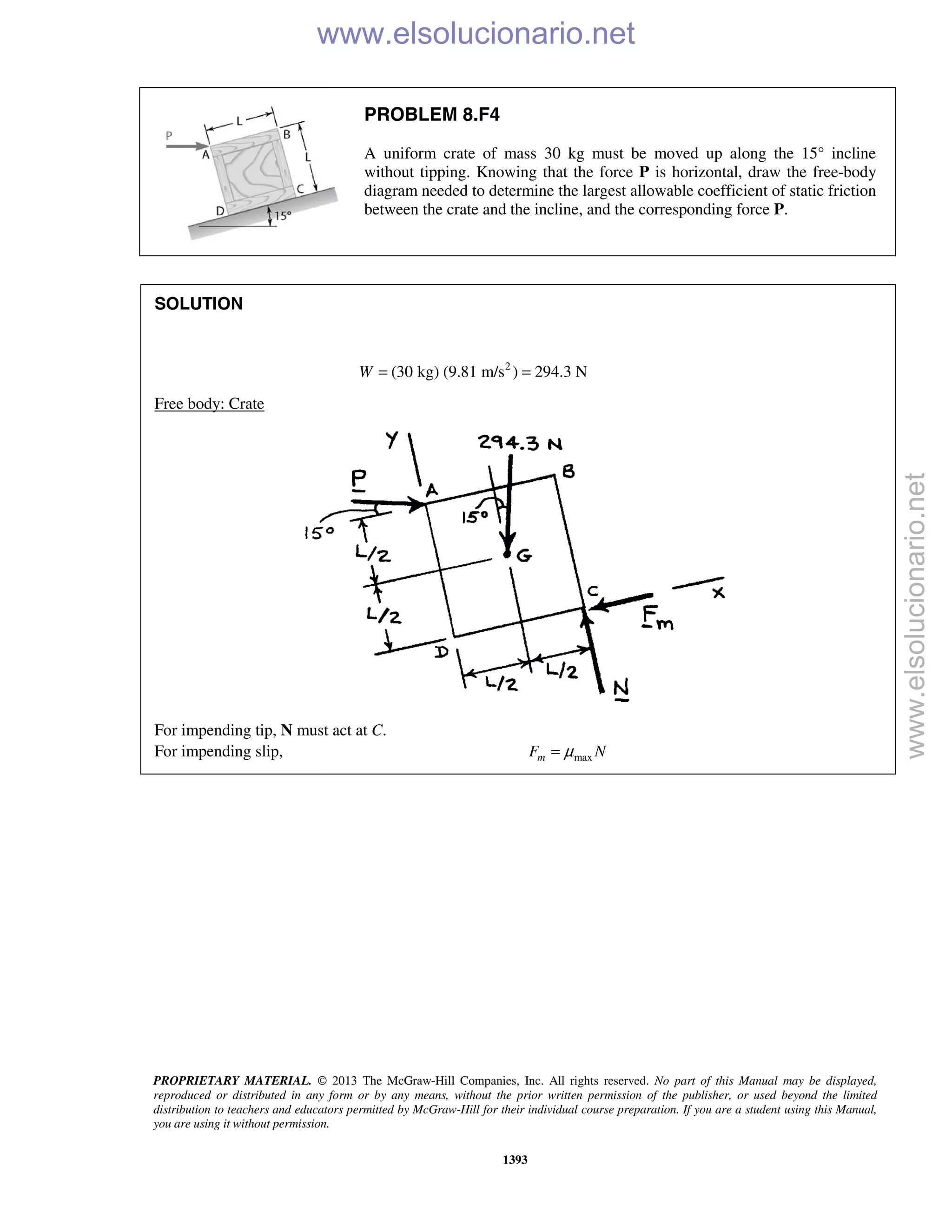 Beer vector mechanics for engineers statics 10th solutions