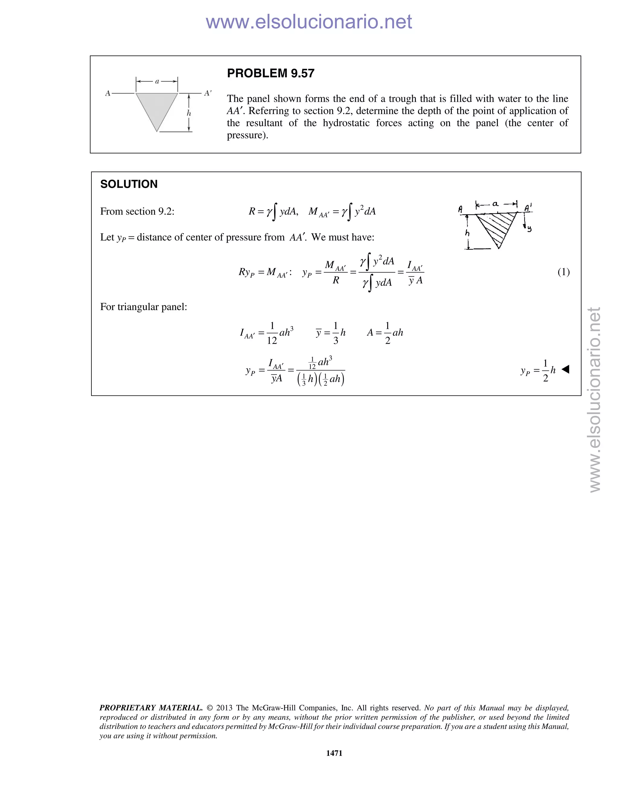 Beer vector mechanics for engineers statics 10th solutions