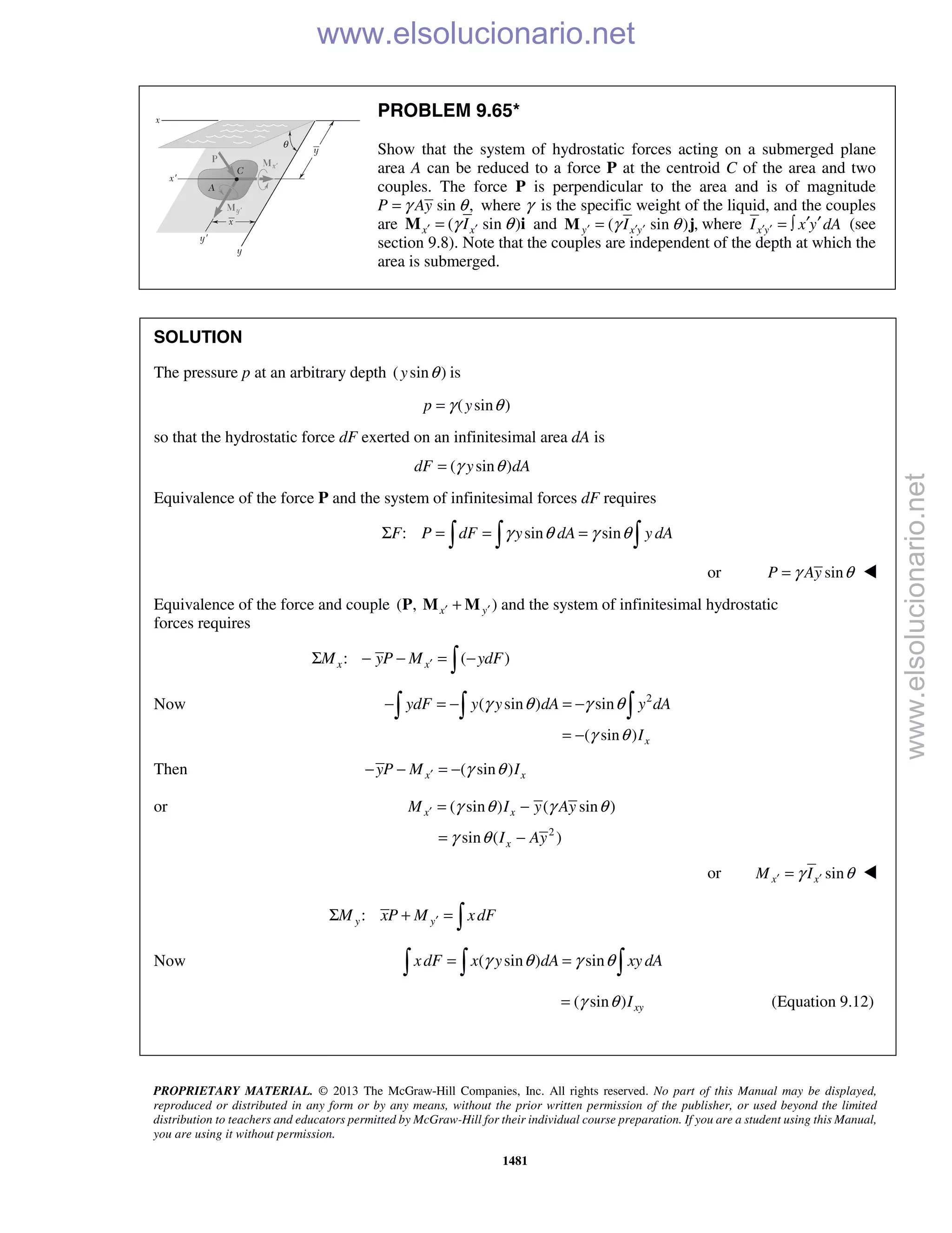 Beer vector mechanics for engineers statics 10th solutions