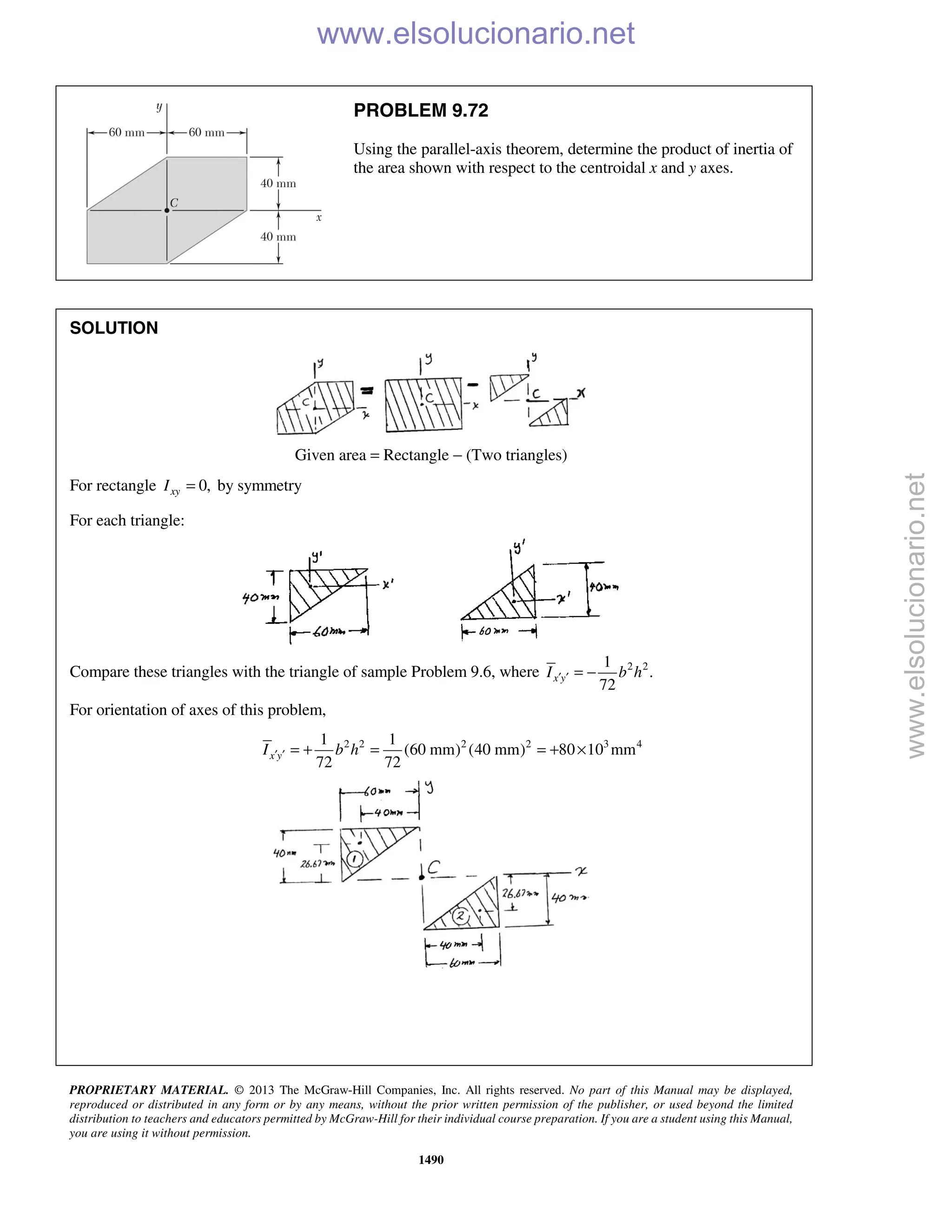 Beer vector mechanics for engineers statics 10th solutions