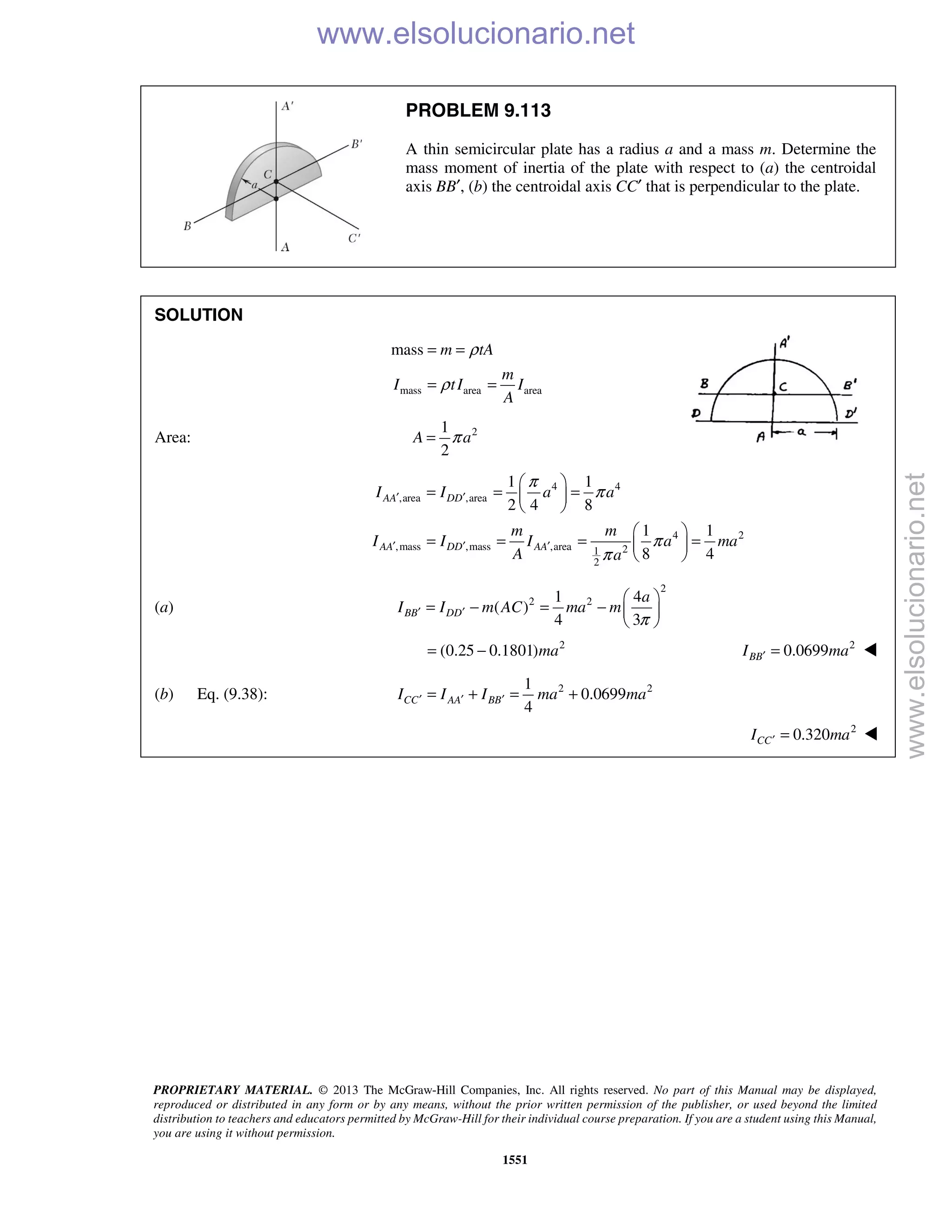 Beer vector mechanics for engineers statics 10th solutions
