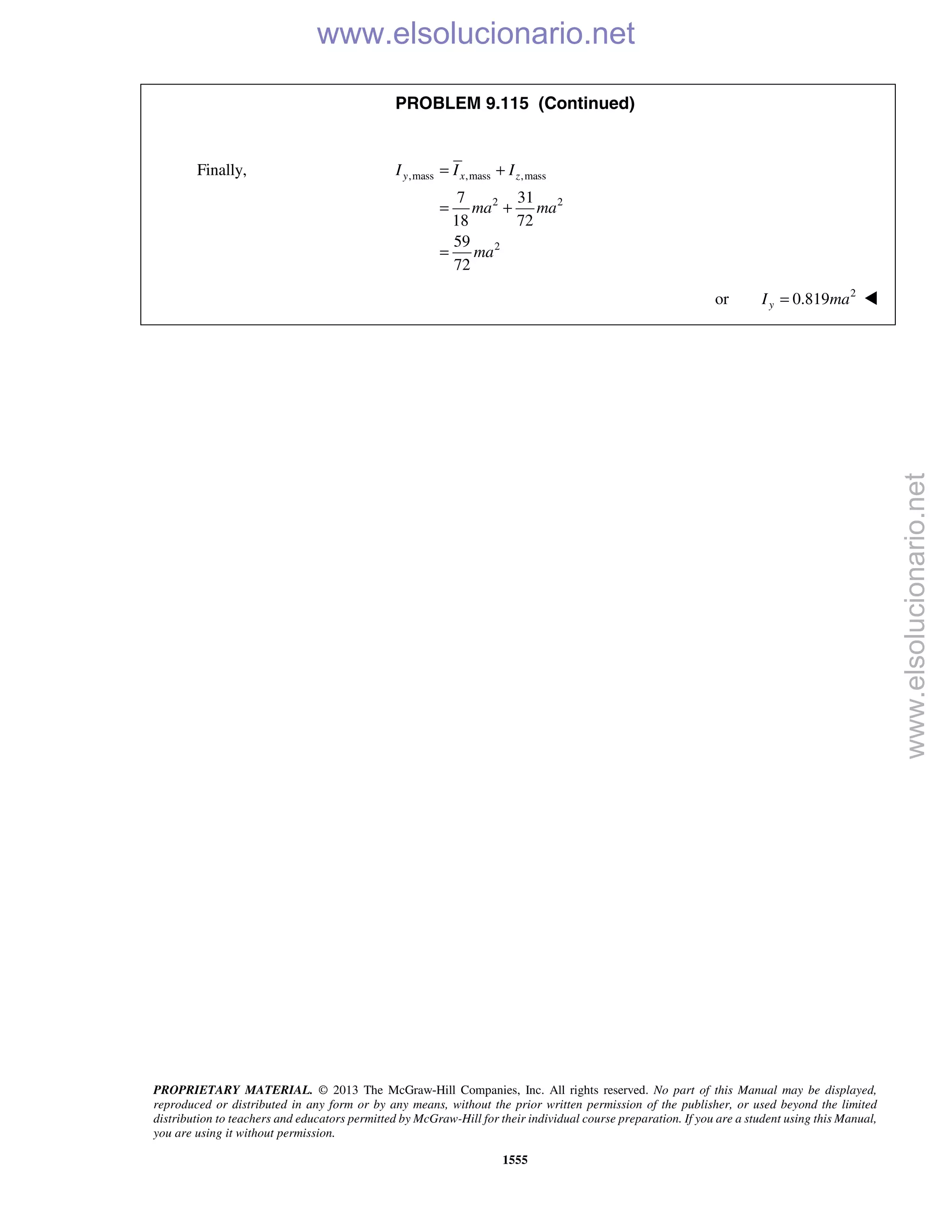 Beer vector mechanics for engineers statics 10th solutions