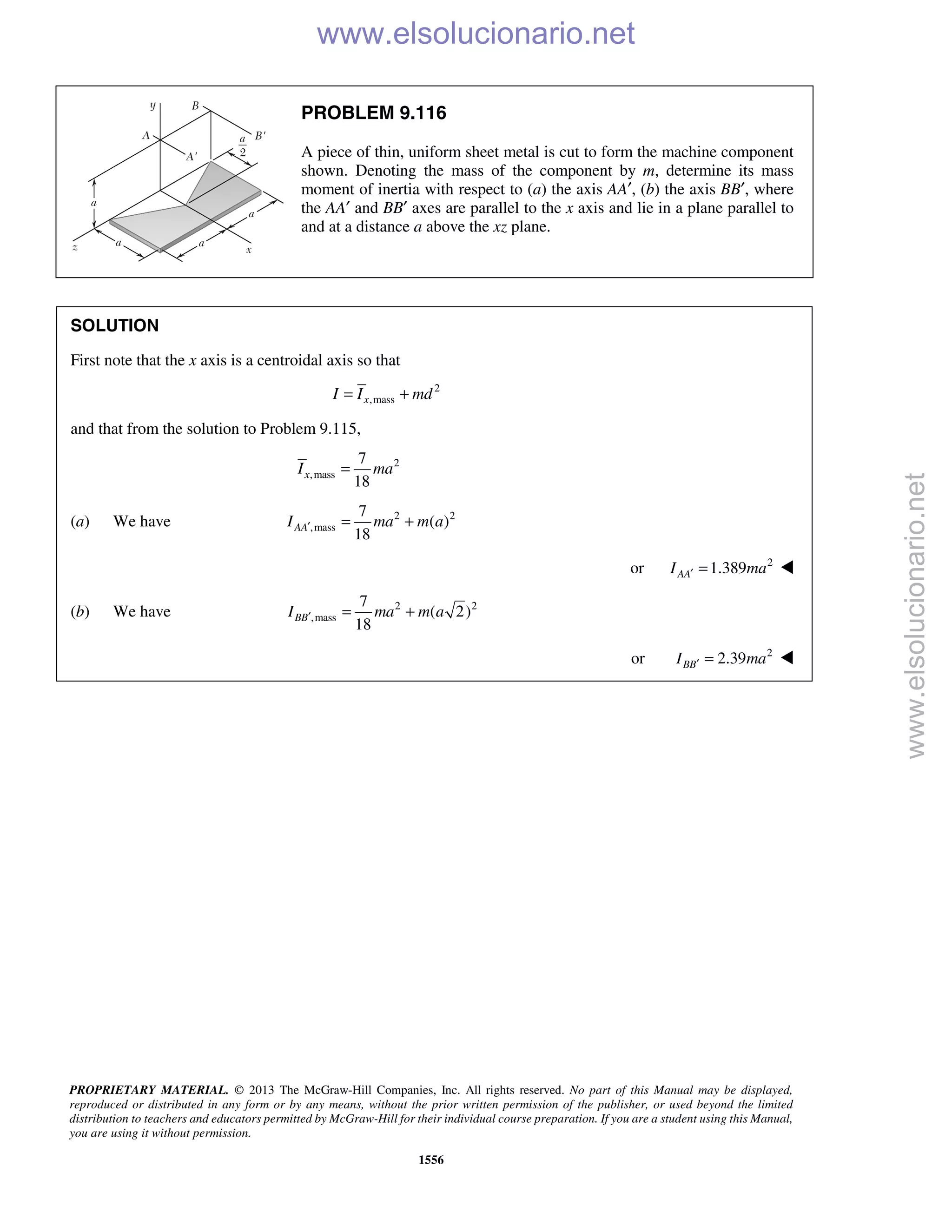 Beer vector mechanics for engineers statics 10th solutions