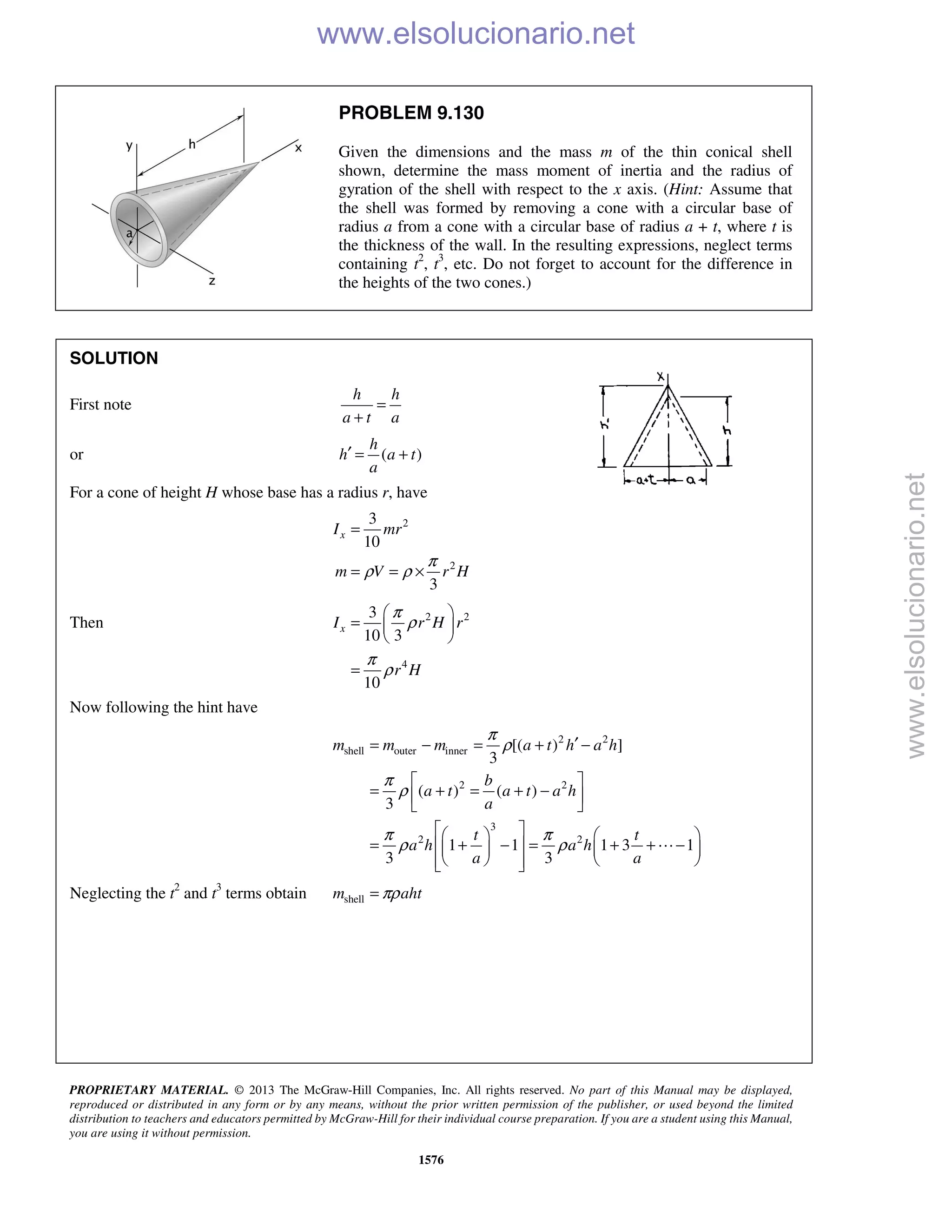 Beer vector mechanics for engineers statics 10th solutions