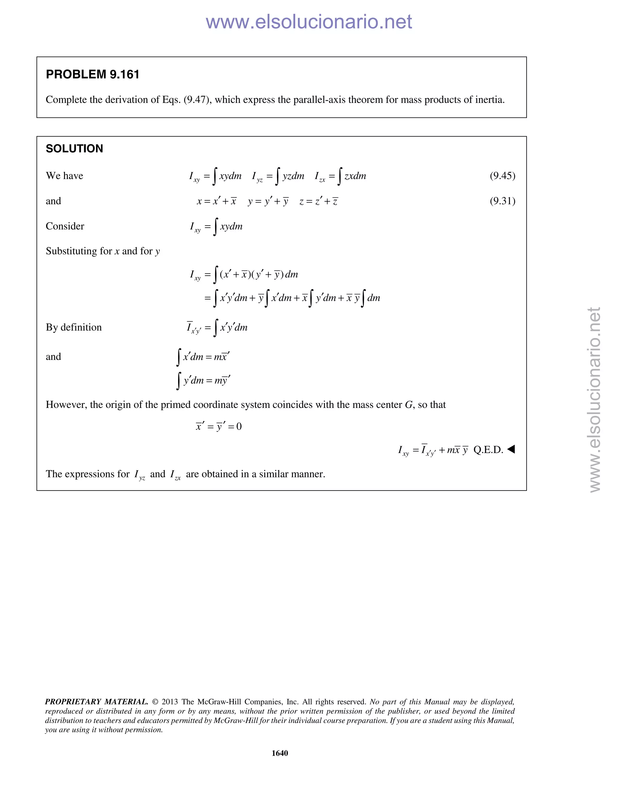 Beer vector mechanics for engineers statics 10th solutions