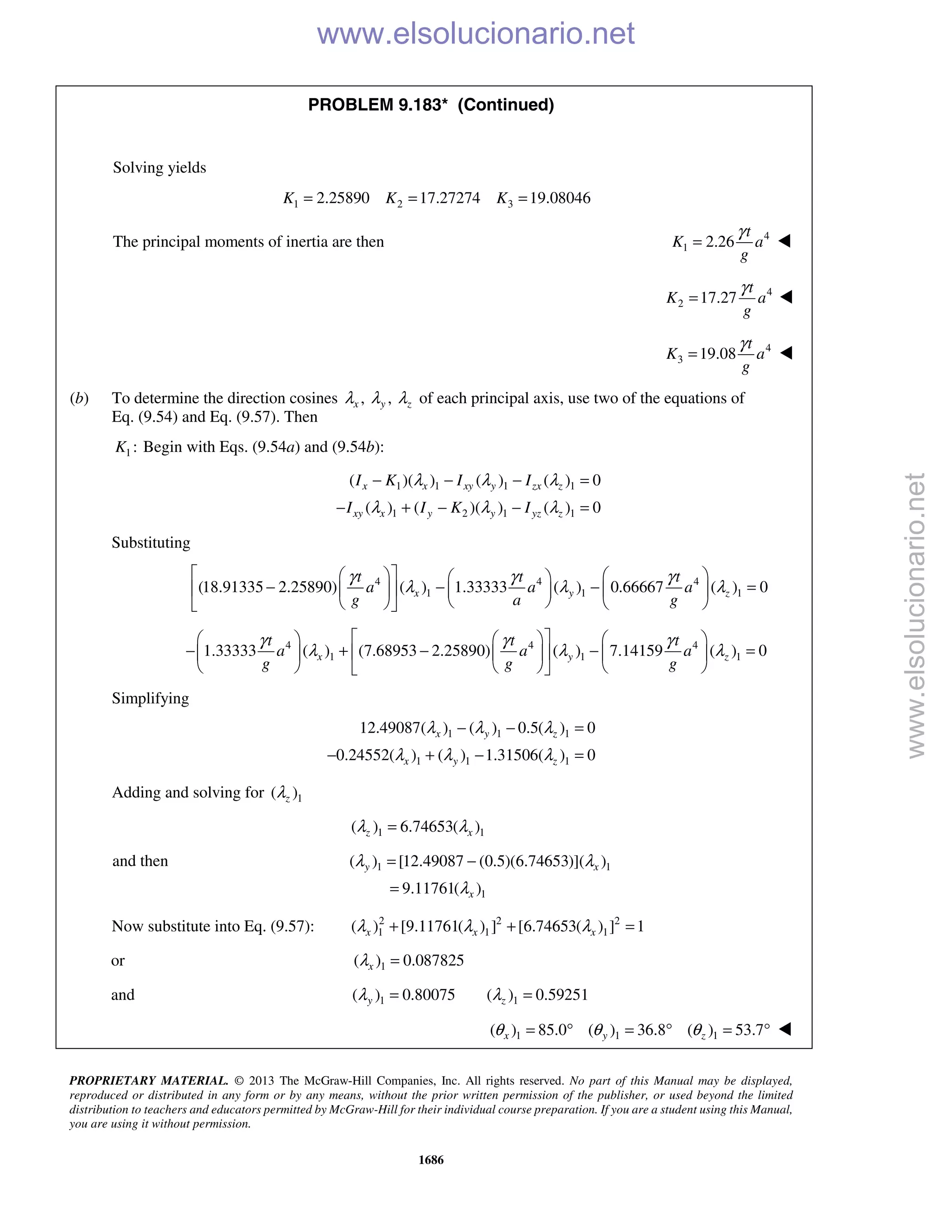 Beer vector mechanics for engineers statics 10th solutions