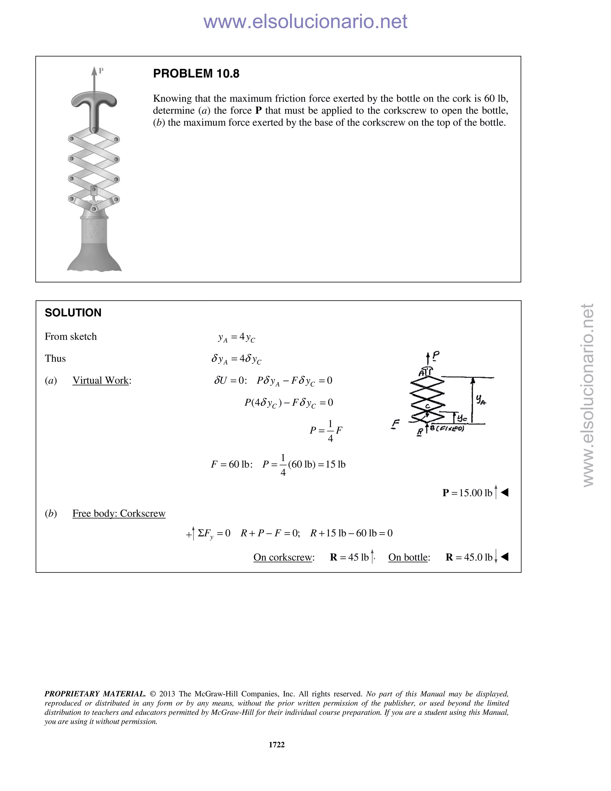 Beer vector mechanics for engineers statics 10th solutions