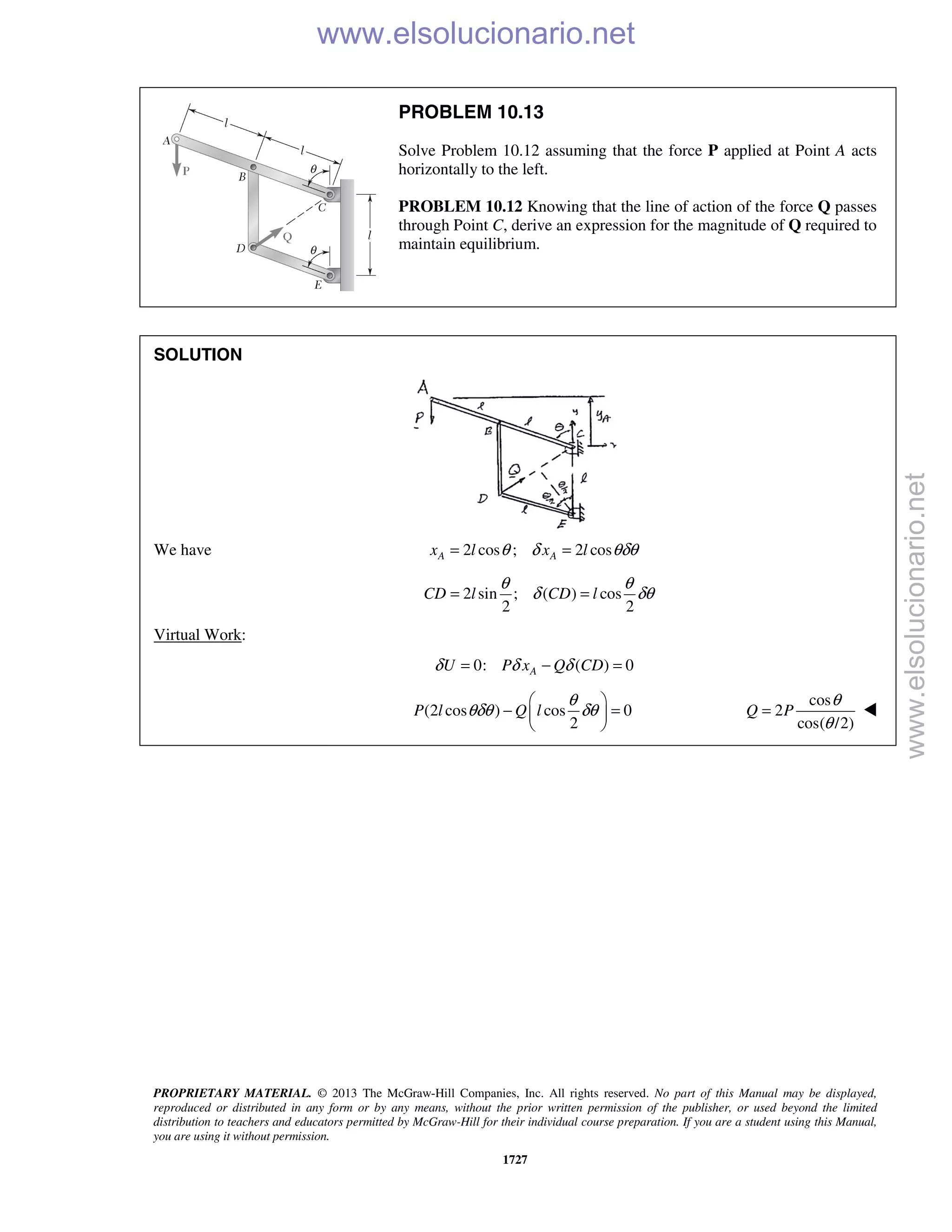 Beer vector mechanics for engineers statics 10th solutions