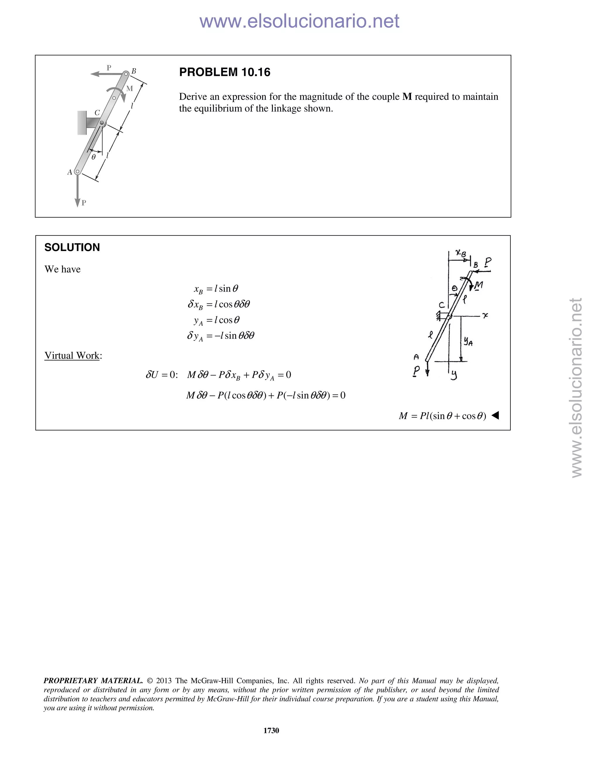 Beer vector mechanics for engineers statics 10th solutions