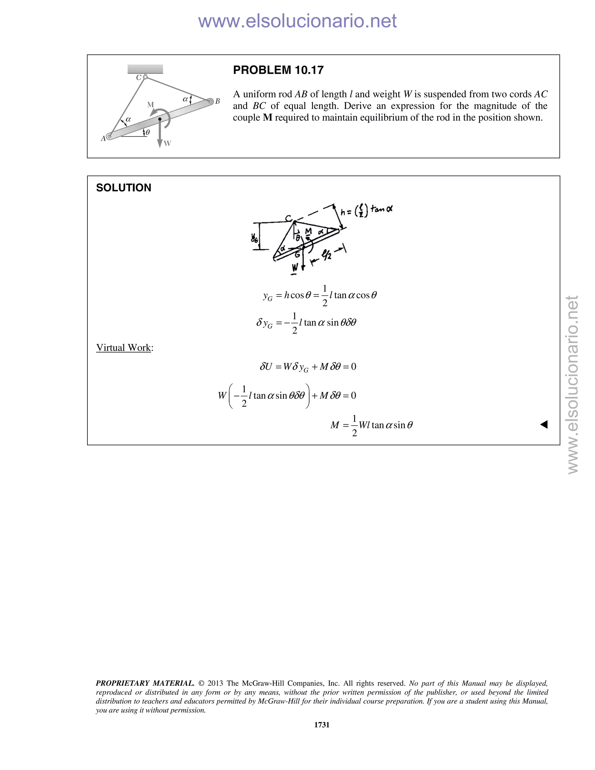 Beer vector mechanics for engineers statics 10th solutions