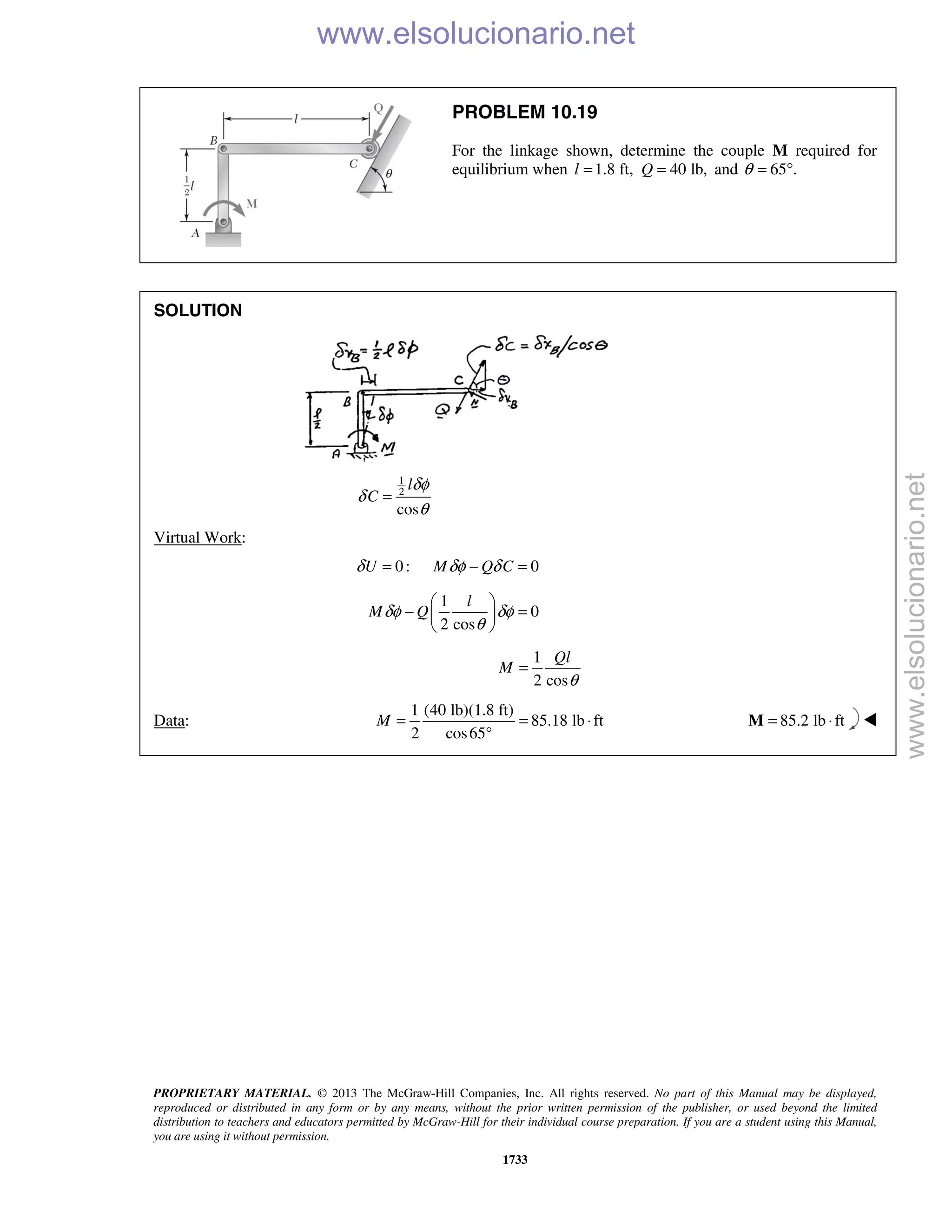 Beer vector mechanics for engineers statics 10th solutions