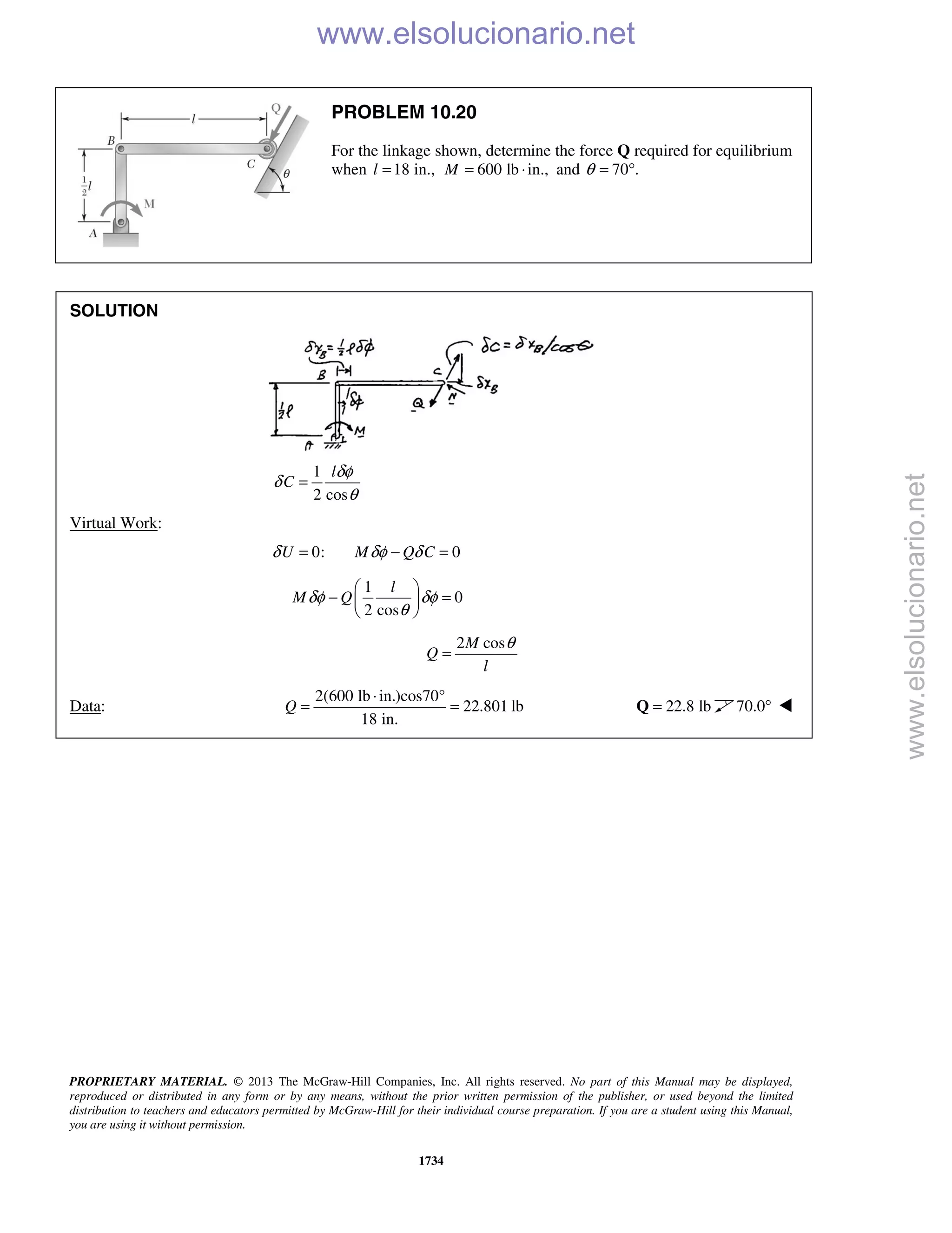 Beer vector mechanics for engineers statics 10th solutions