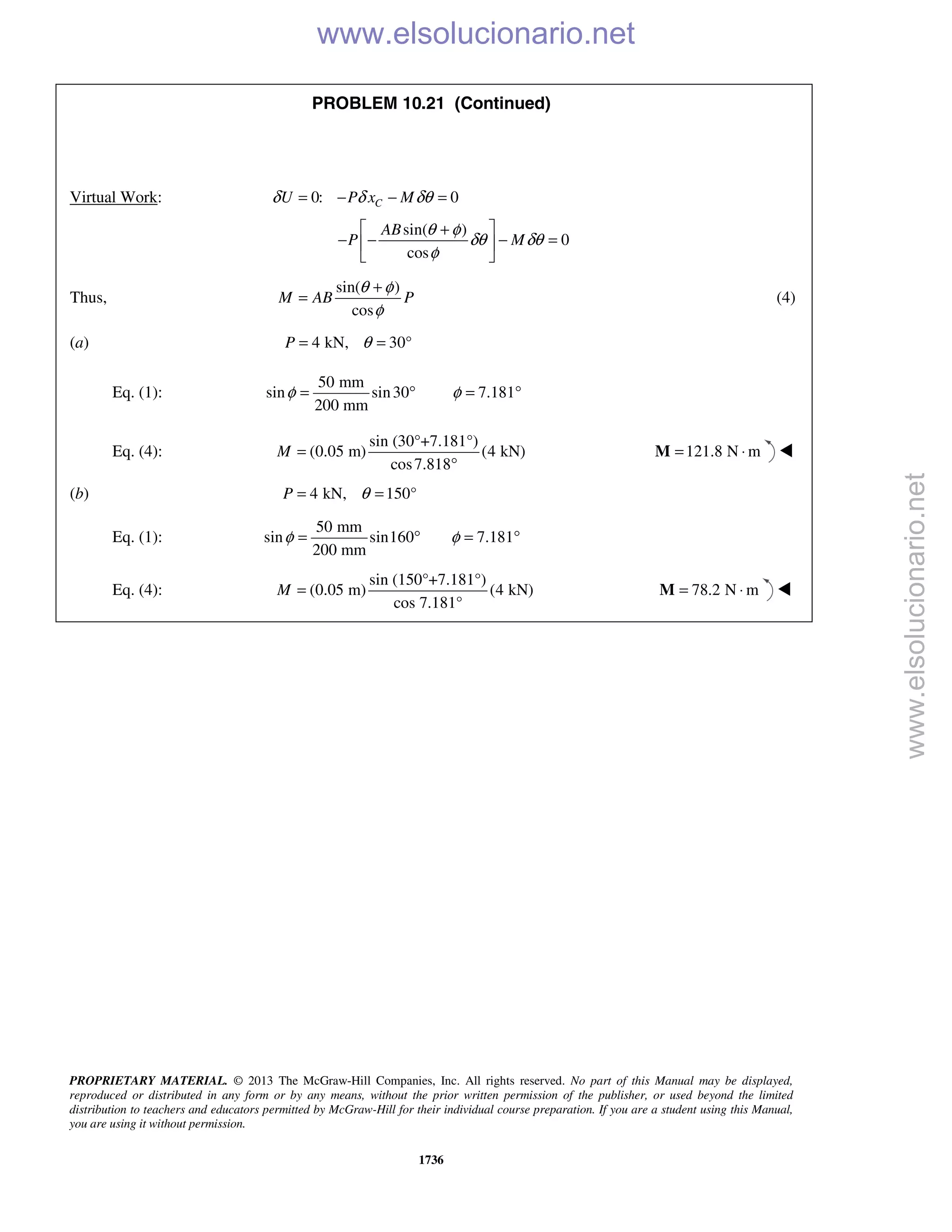 Beer vector mechanics for engineers statics 10th solutions