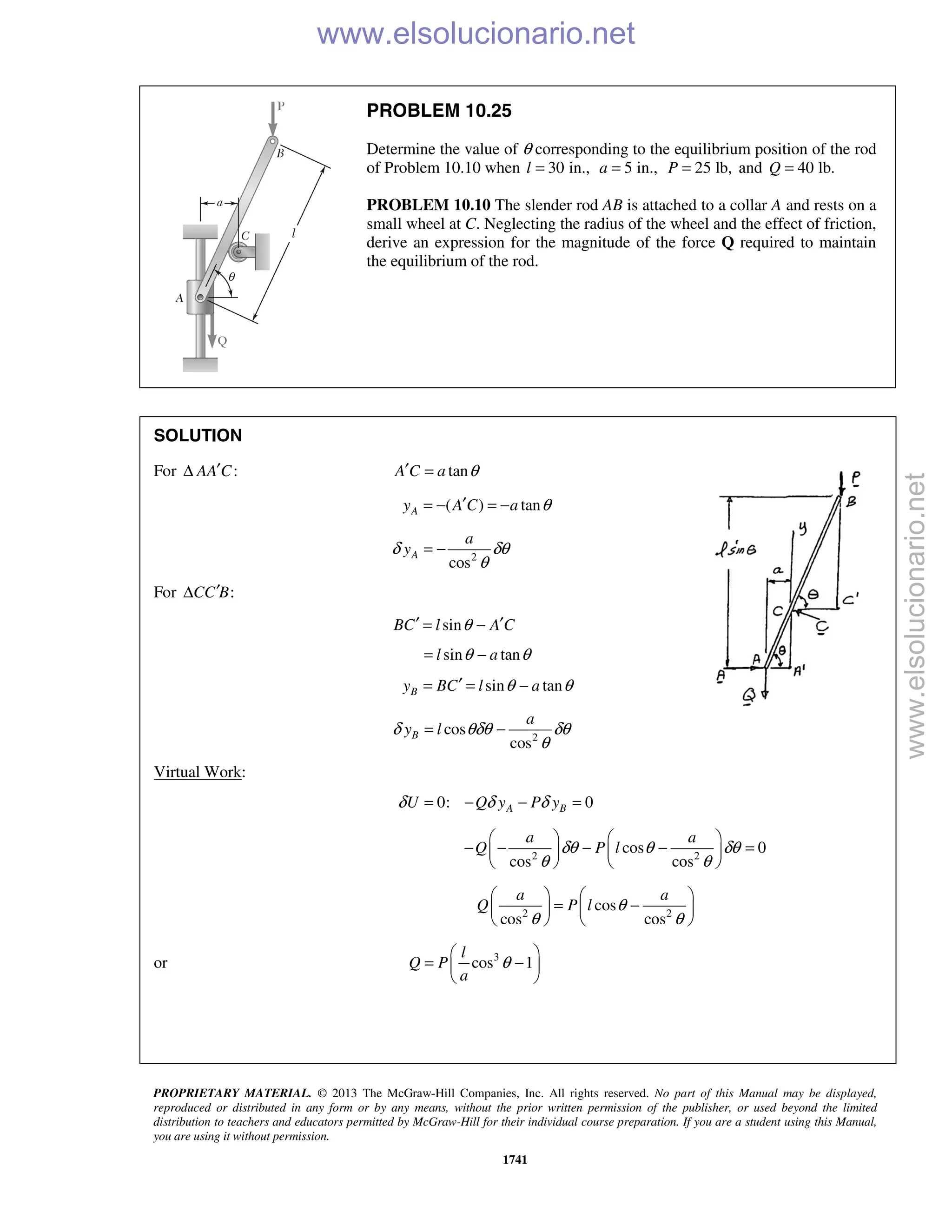 Beer vector mechanics for engineers statics 10th solutions
