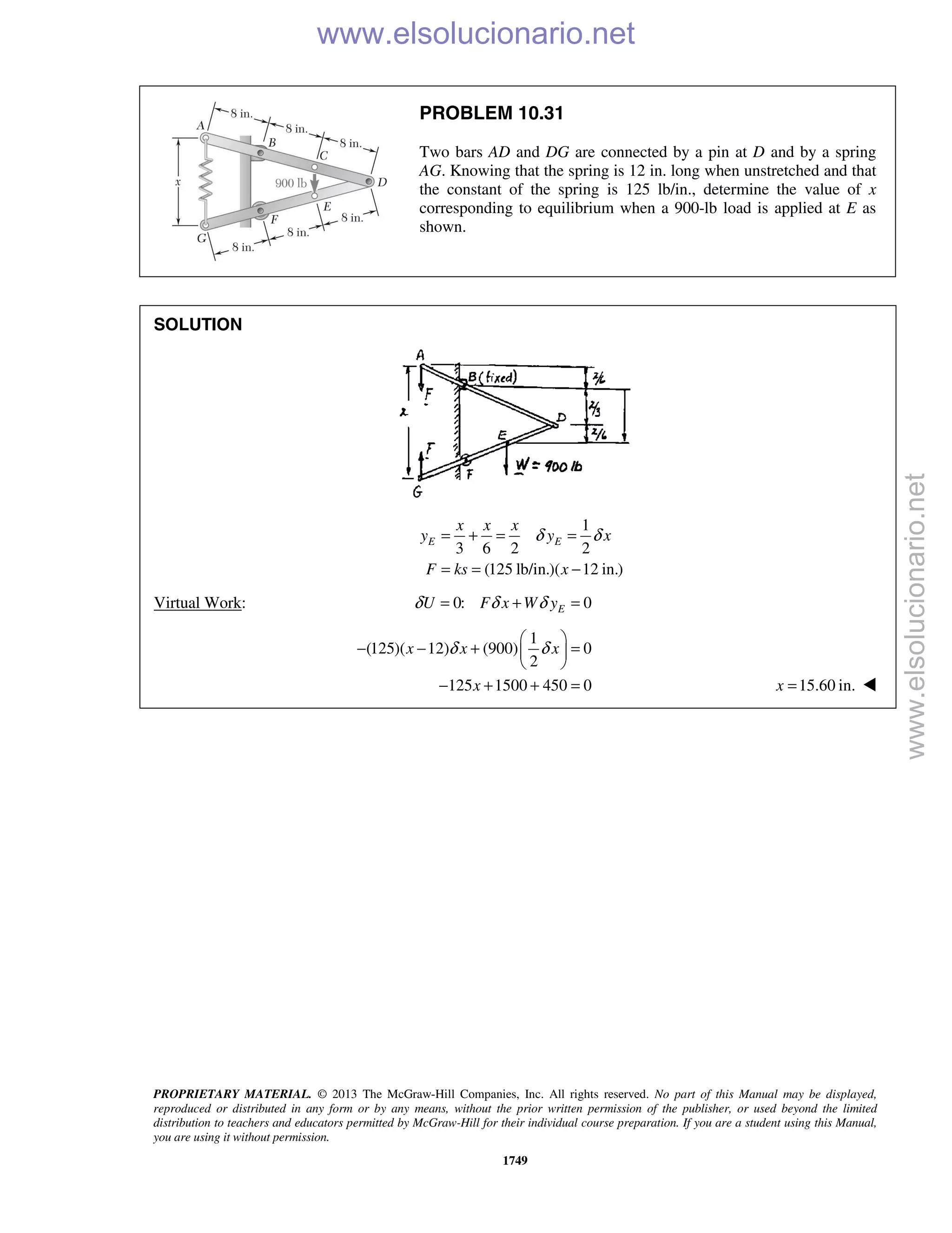 Beer vector mechanics for engineers statics 10th solutions