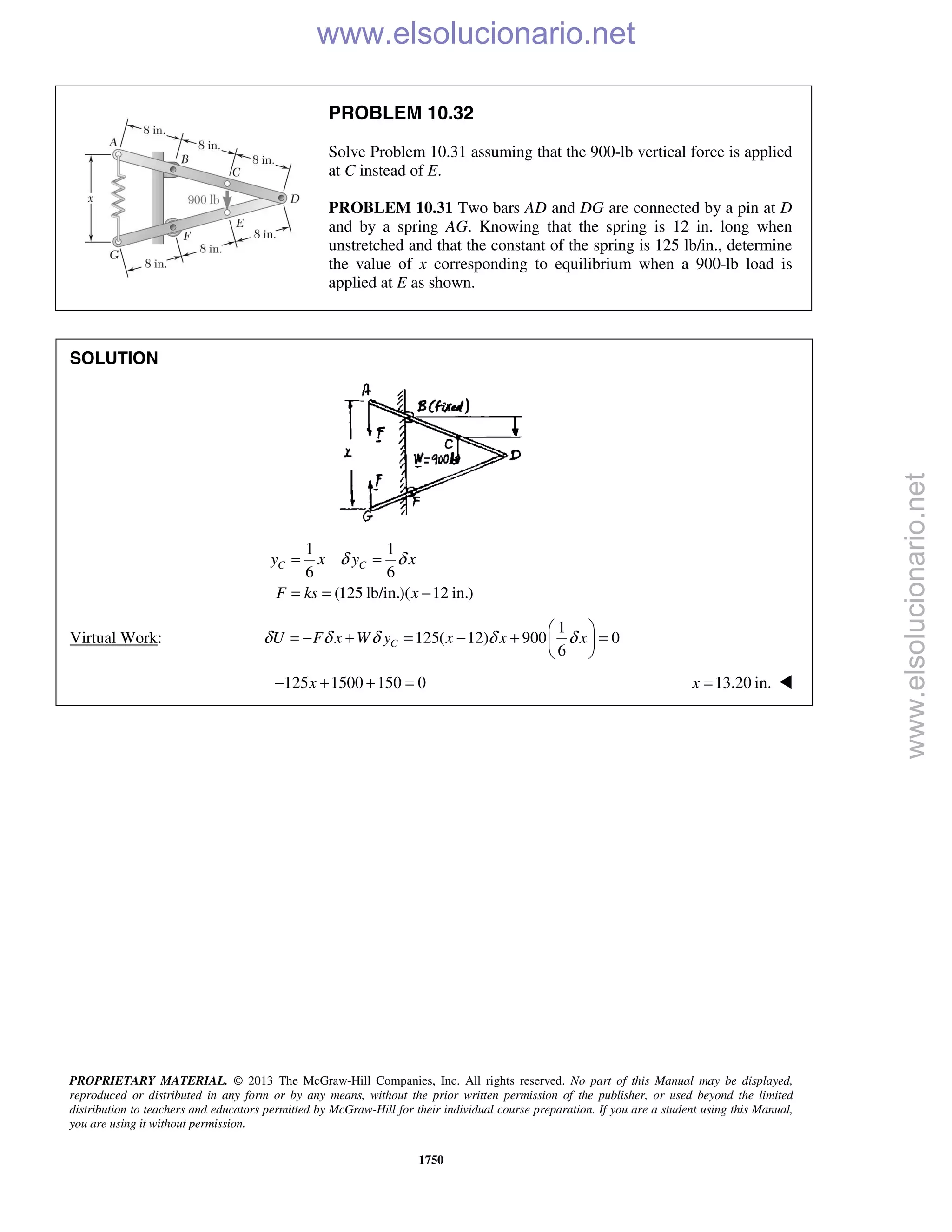 Beer vector mechanics for engineers statics 10th solutions