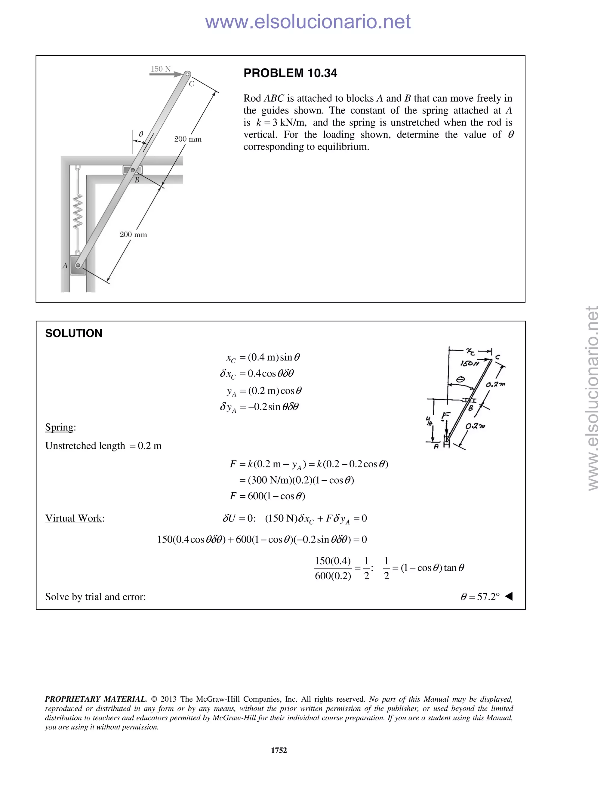 Beer vector mechanics for engineers statics 10th solutions