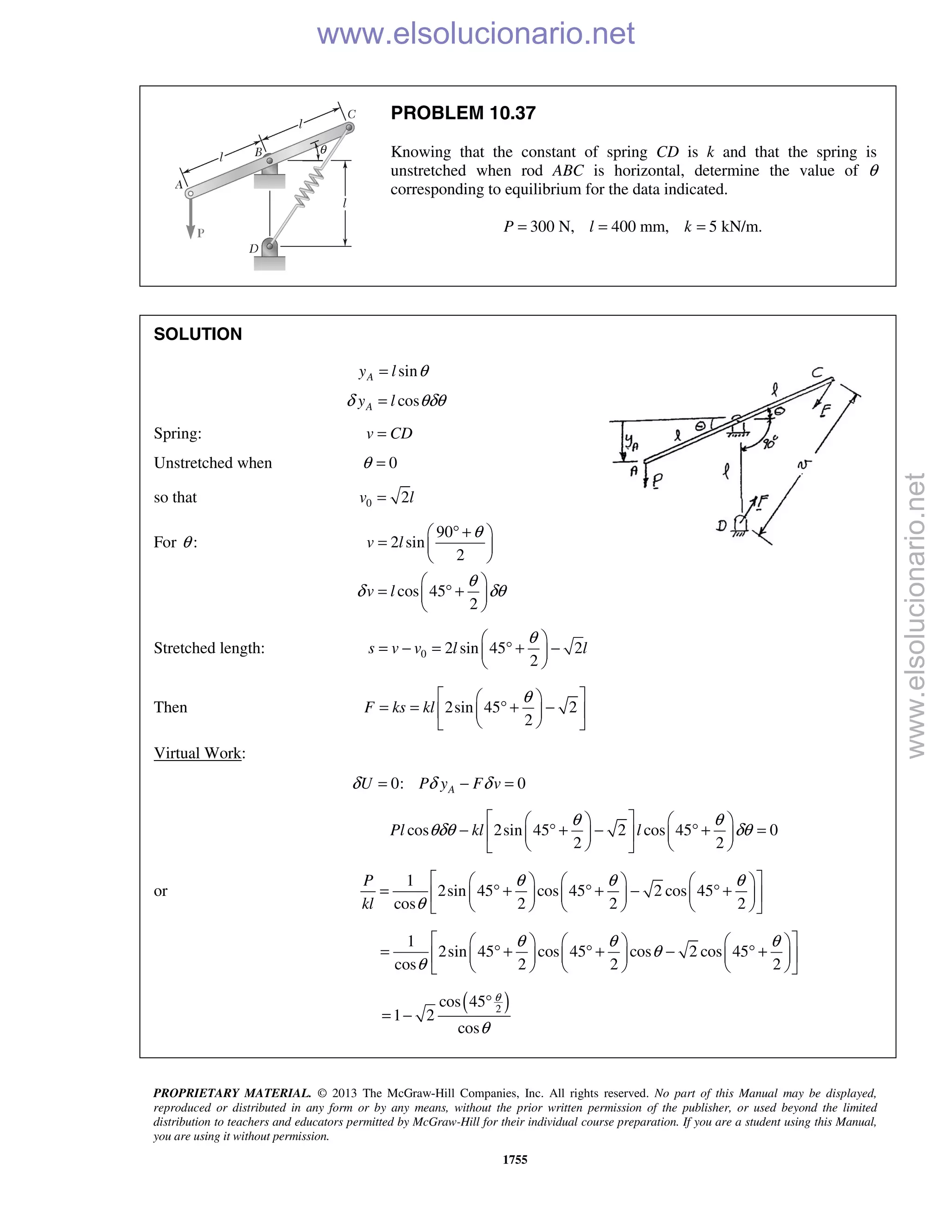 Beer vector mechanics for engineers statics 10th solutions