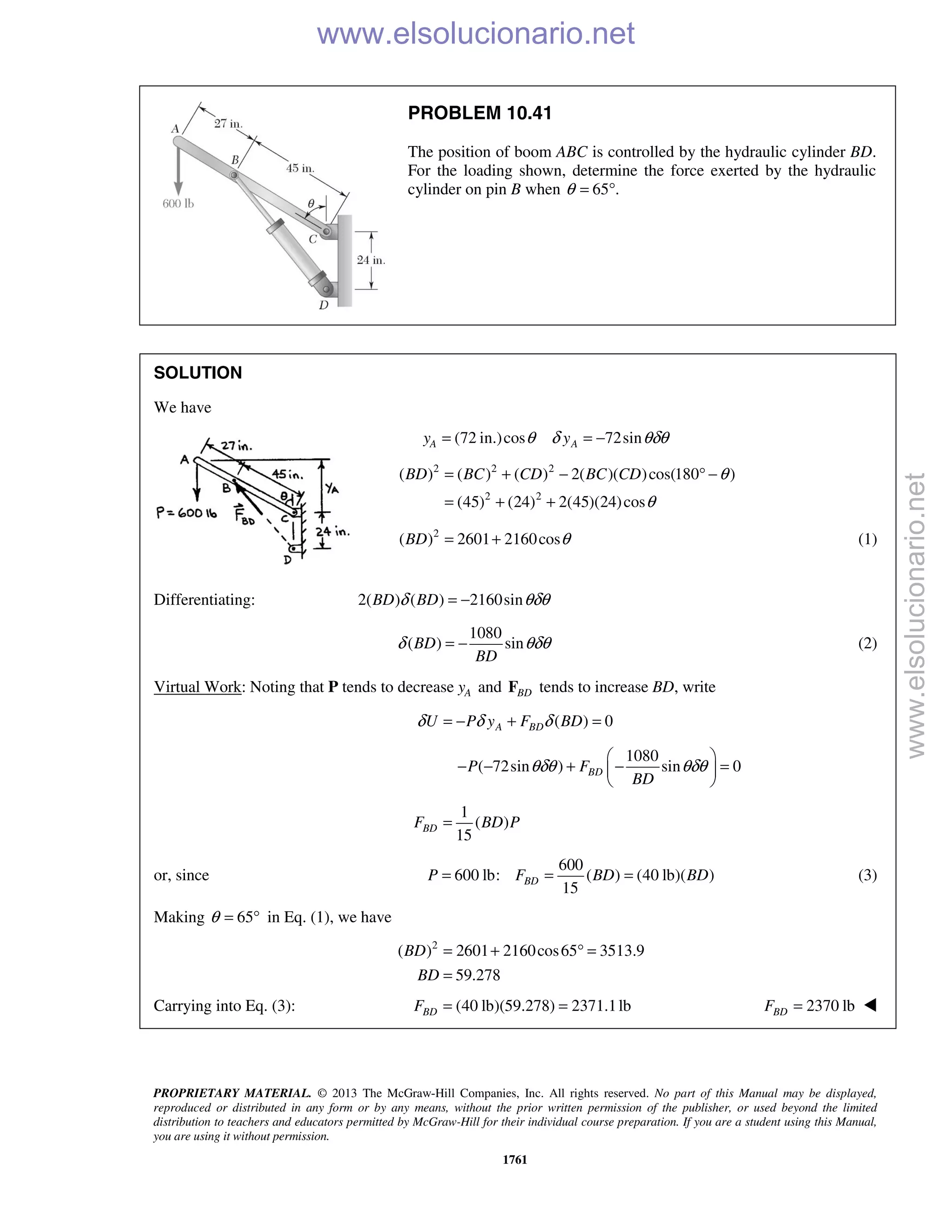 Beer vector mechanics for engineers statics 10th solutions