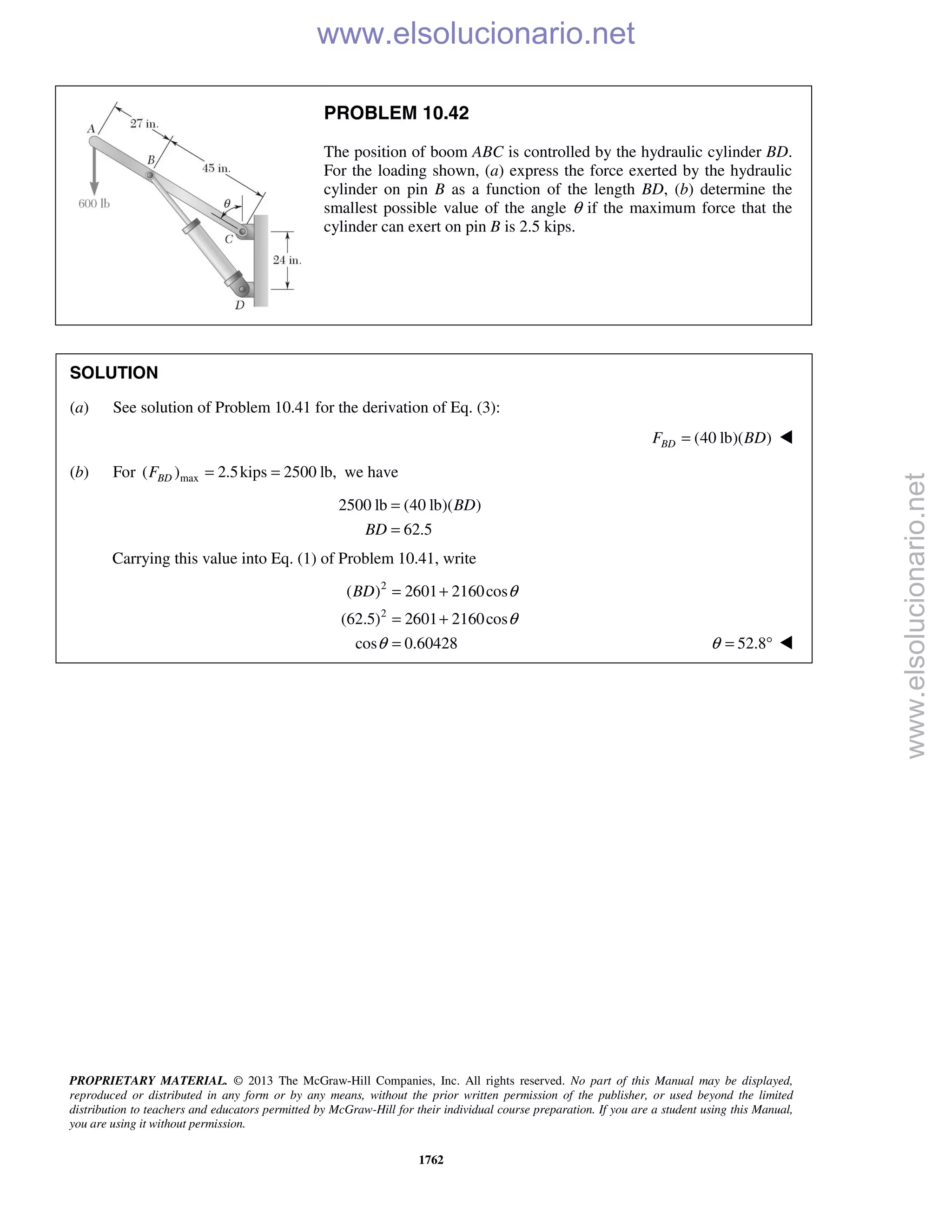 Beer vector mechanics for engineers statics 10th solutions