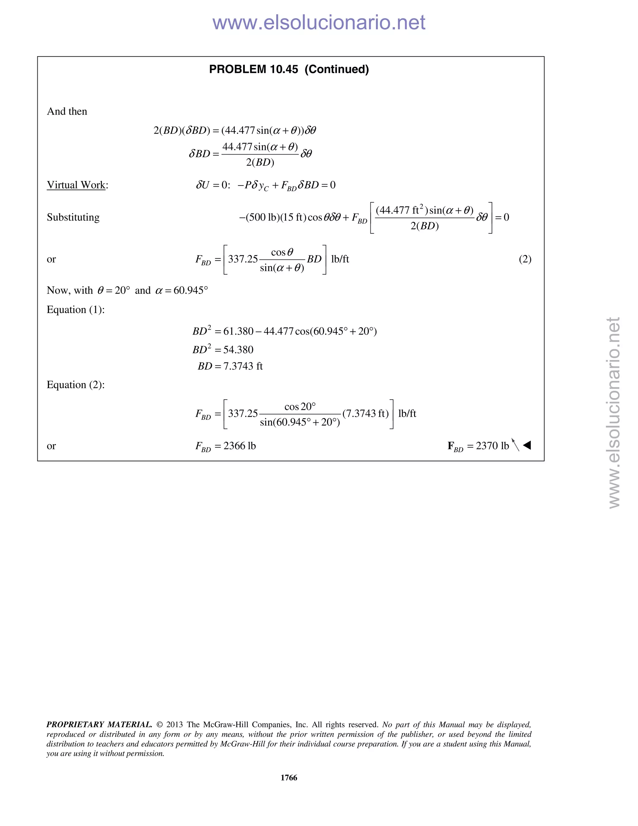 Beer vector mechanics for engineers statics 10th solutions