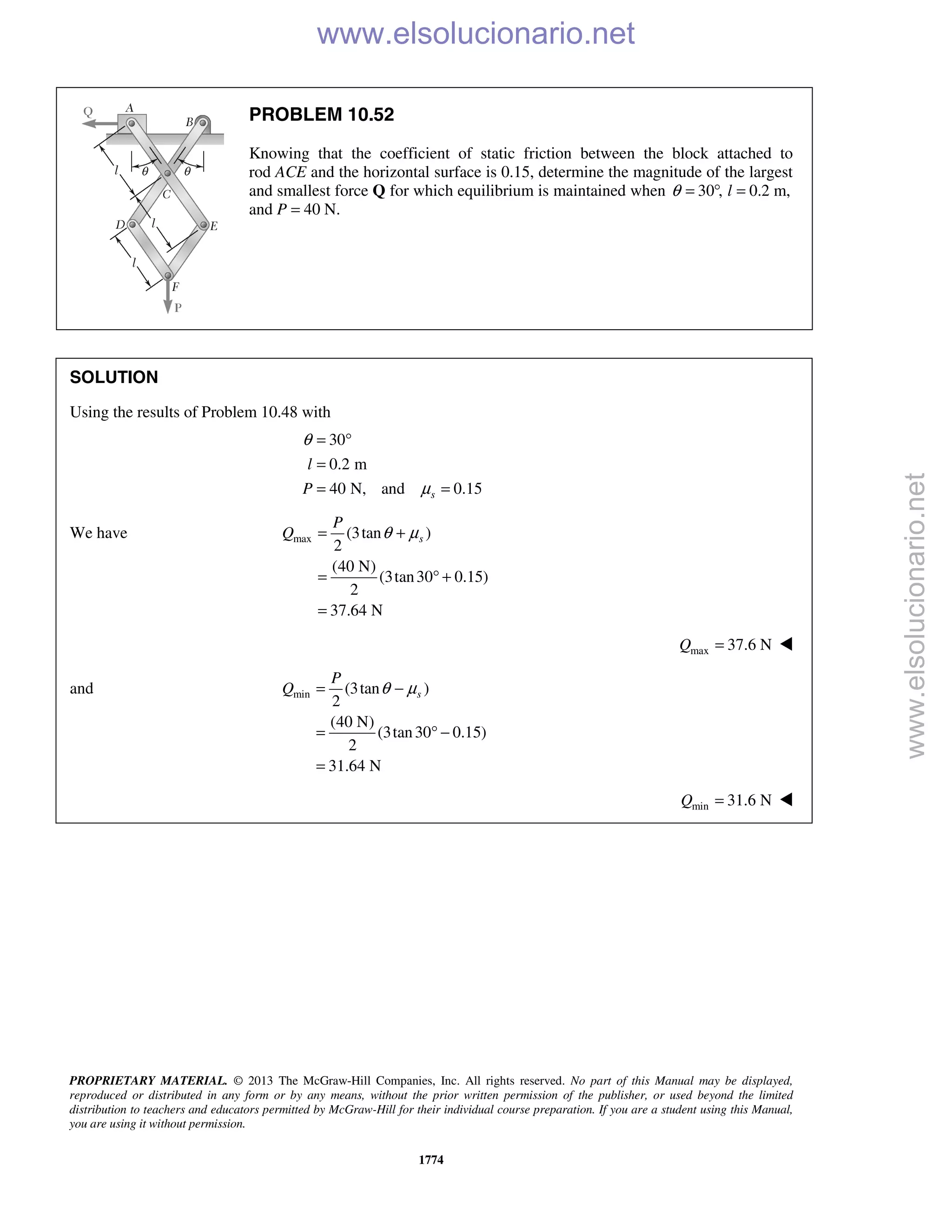 Beer vector mechanics for engineers statics 10th solutions