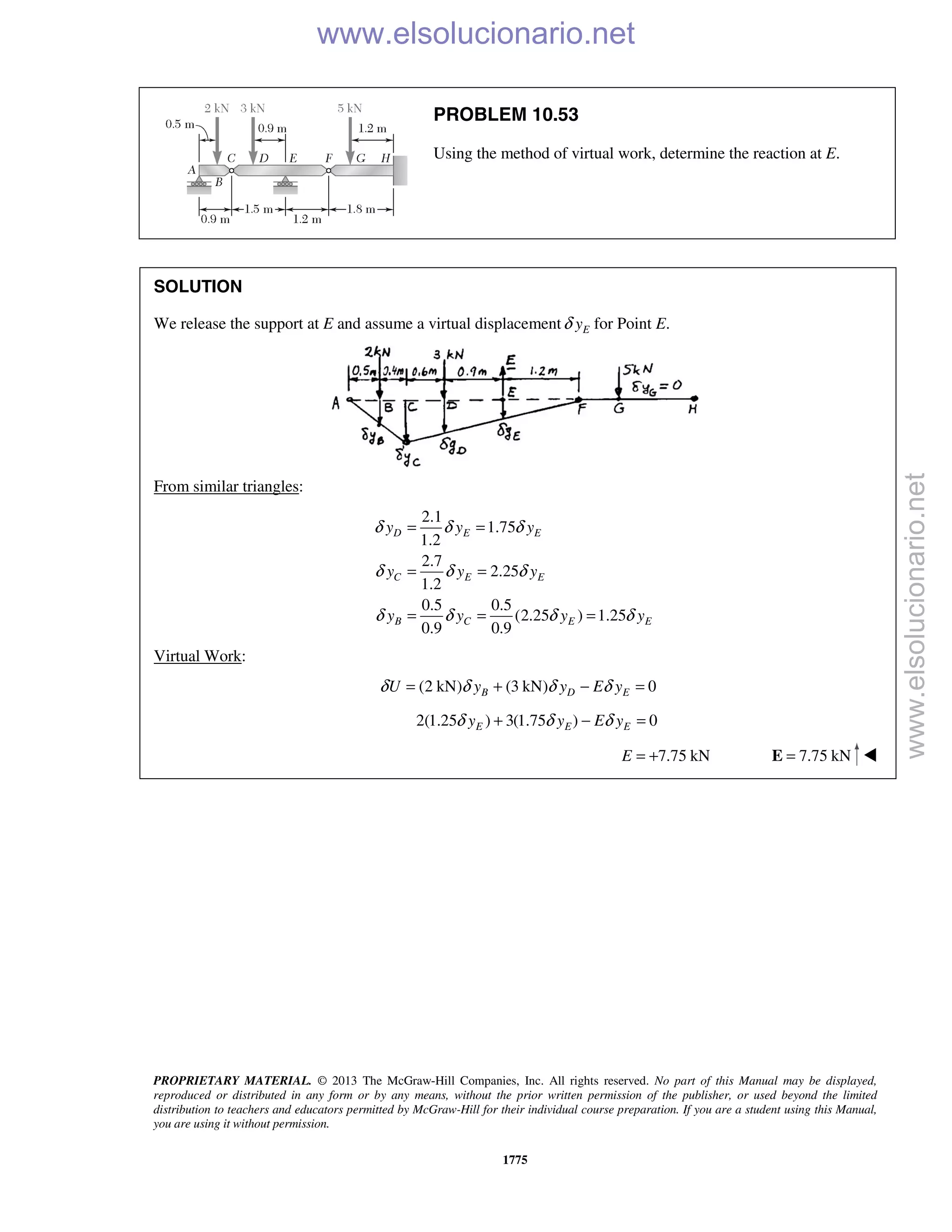 Beer vector mechanics for engineers statics 10th solutions