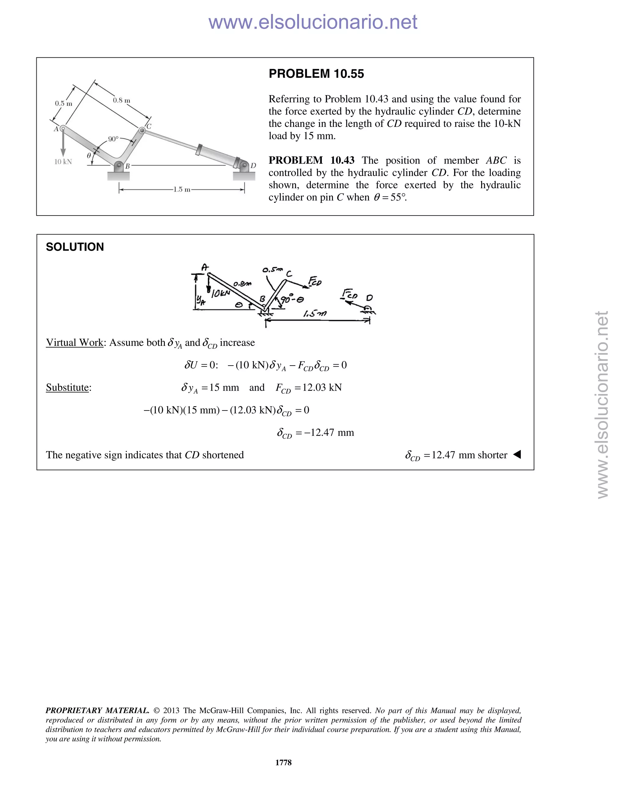 Beer vector mechanics for engineers statics 10th solutions