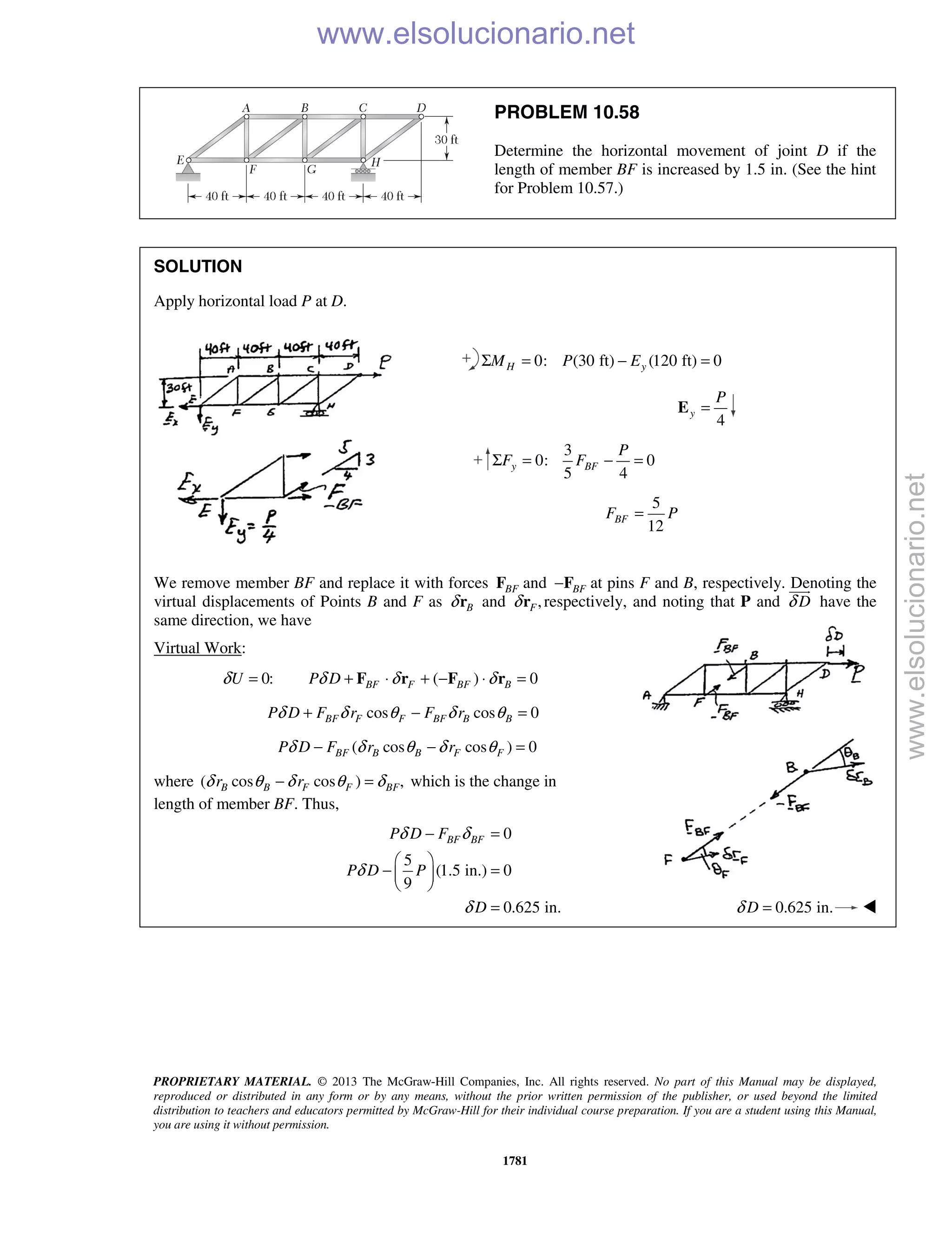 Beer vector mechanics for engineers statics 10th solutions