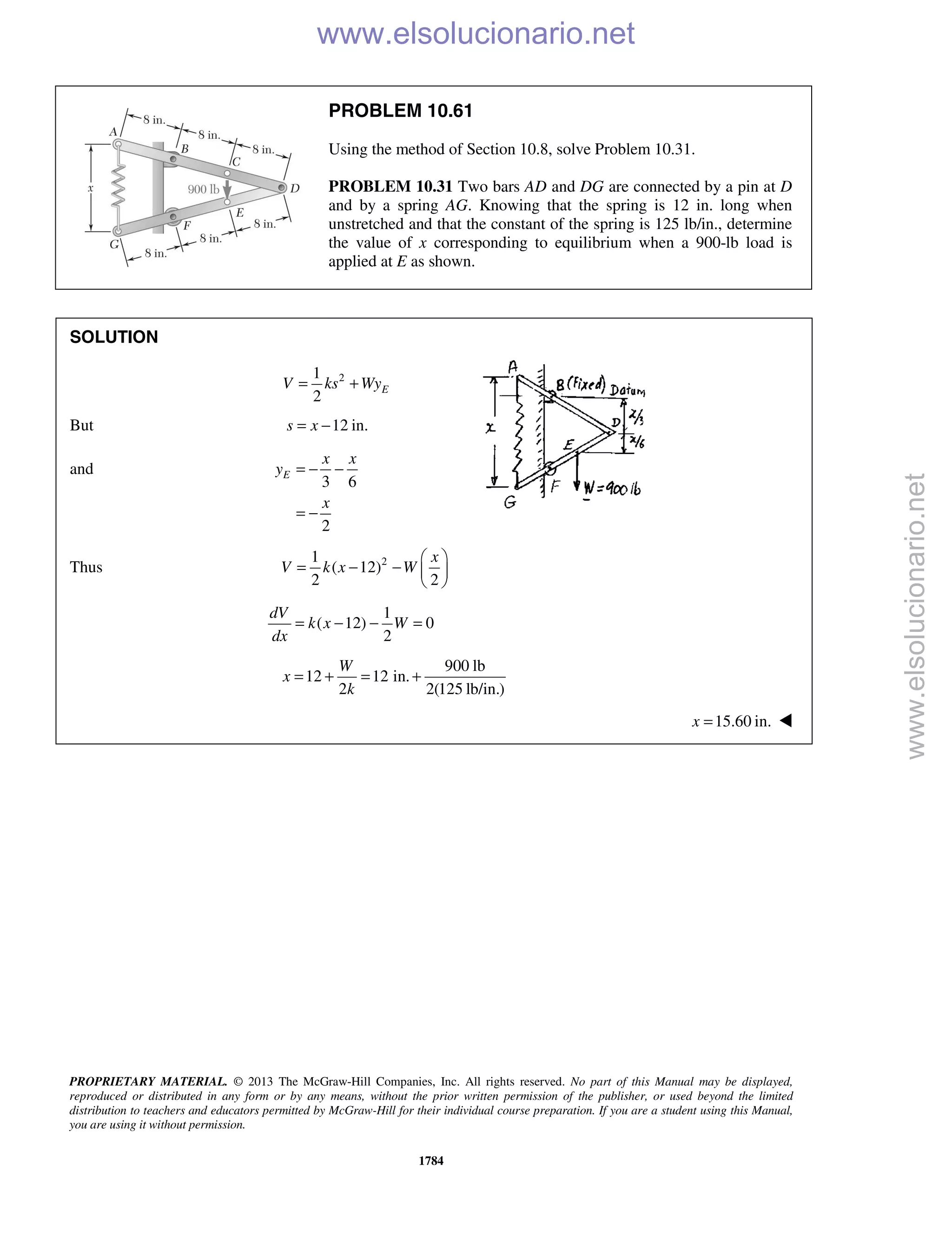Beer vector mechanics for engineers statics 10th solutions