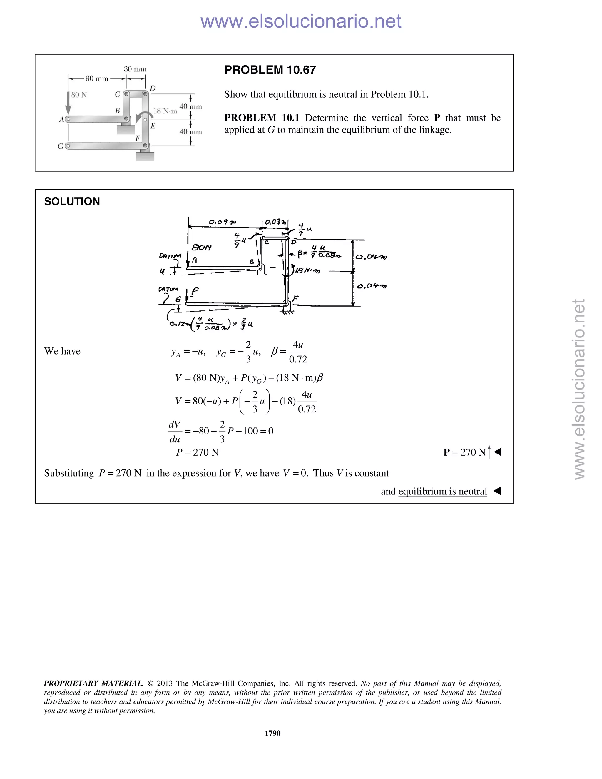 Beer vector mechanics for engineers statics 10th solutions