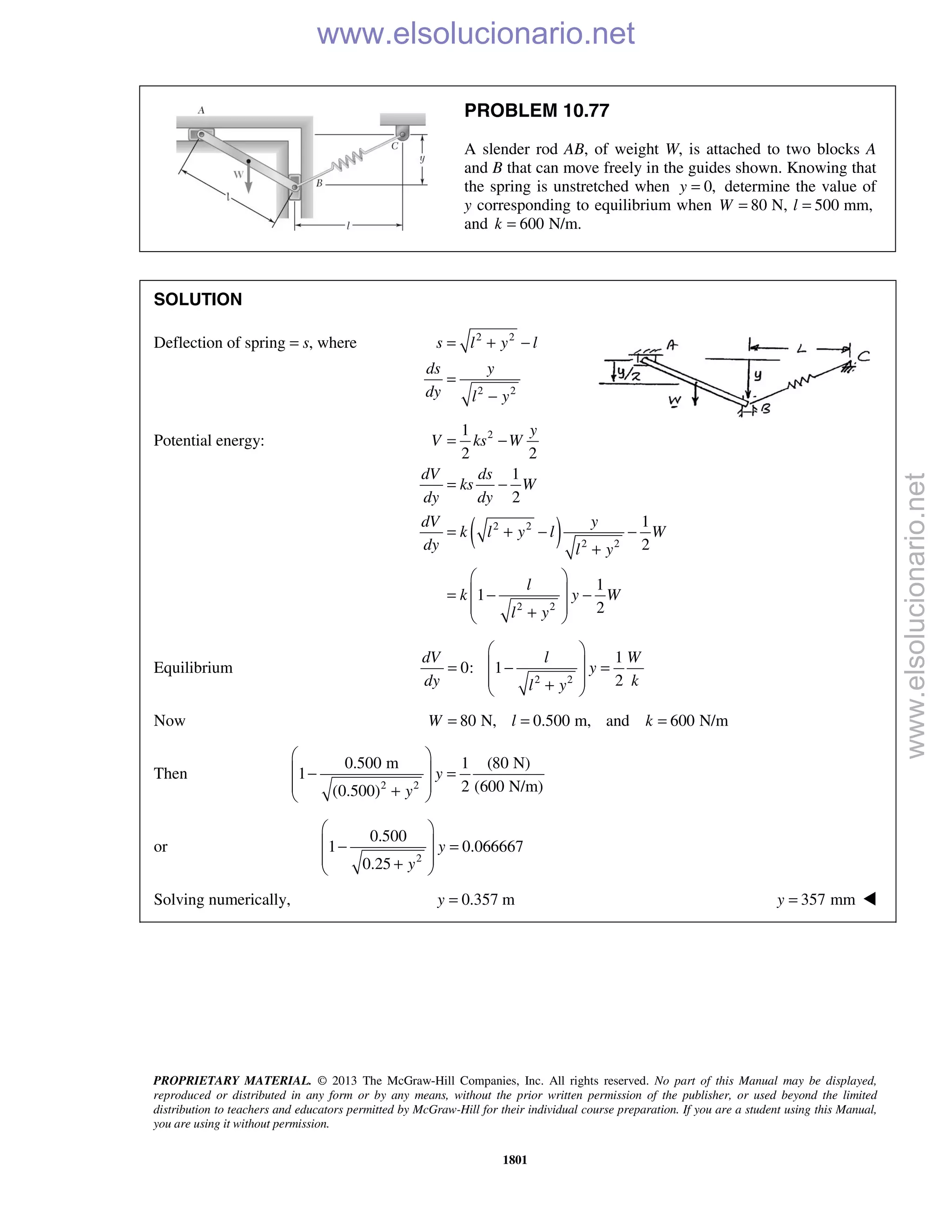 Beer vector mechanics for engineers statics 10th solutions