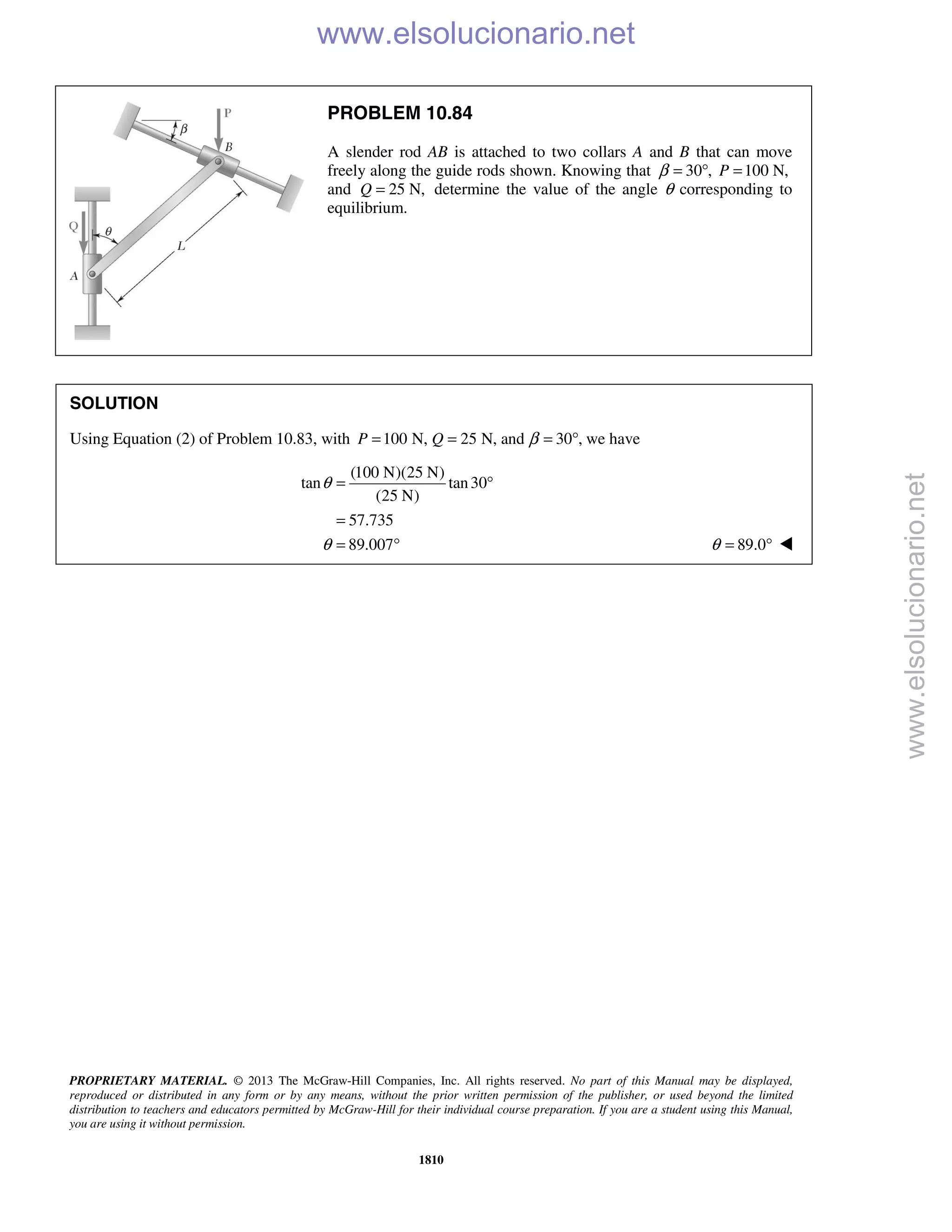 Beer vector mechanics for engineers statics 10th solutions