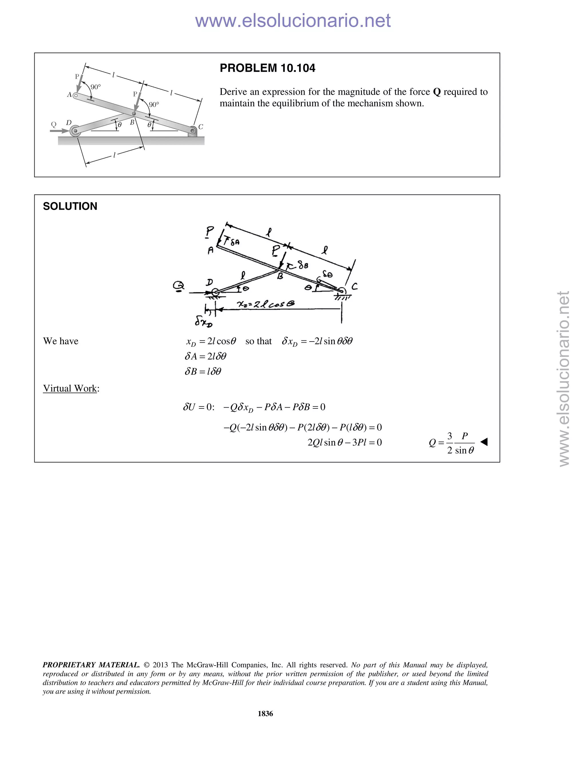 Beer vector mechanics for engineers statics 10th solutions