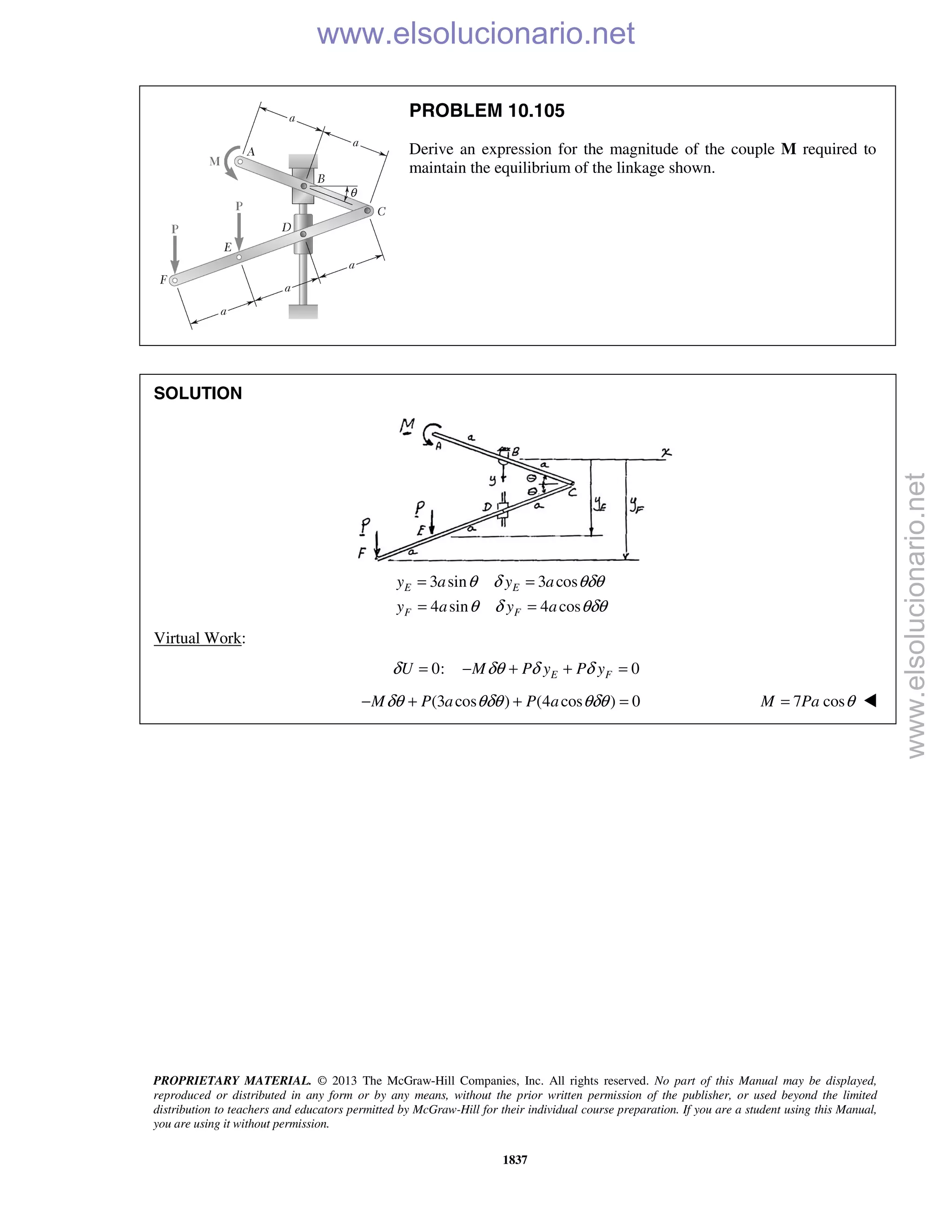 Beer vector mechanics for engineers statics 10th solutions