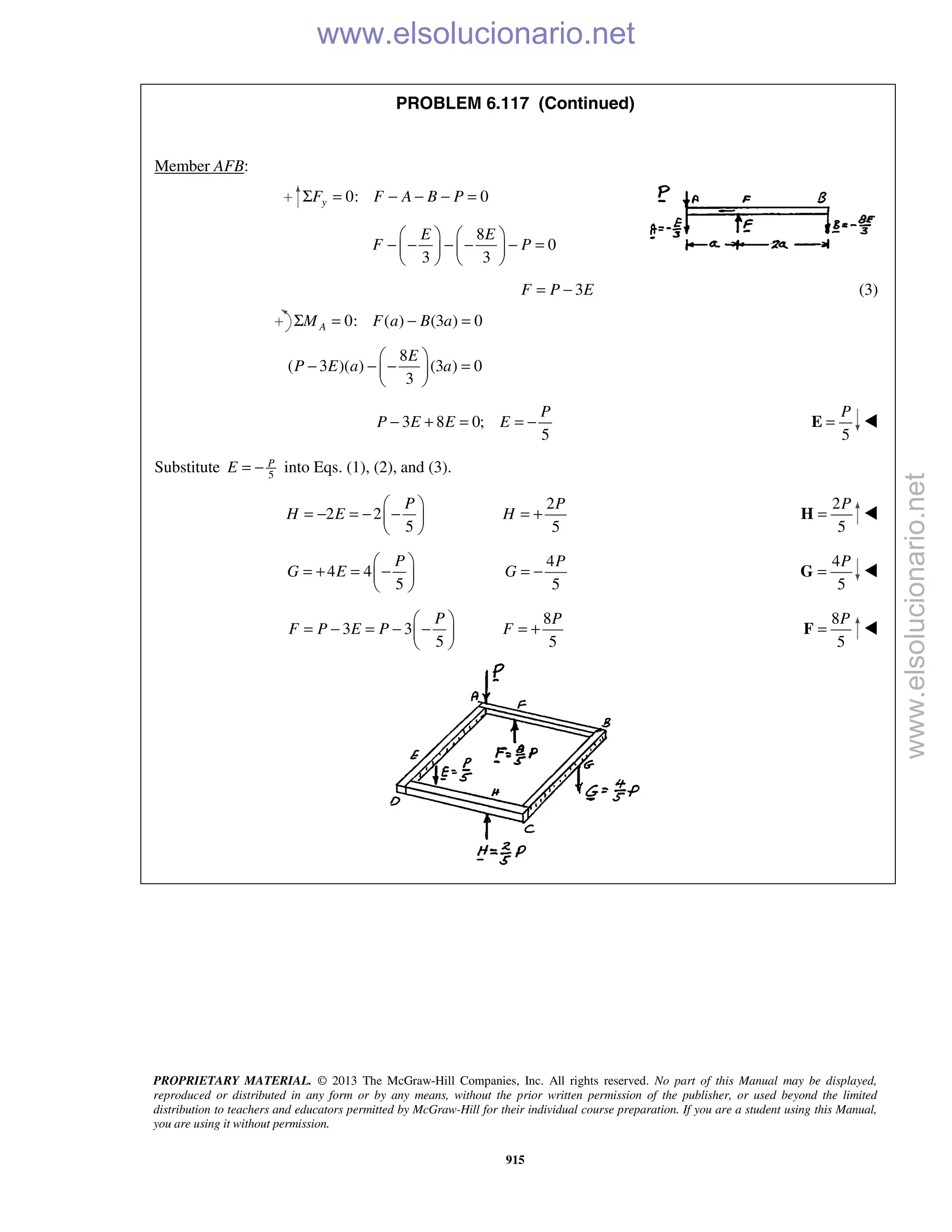 Beer vector mechanics for engineers statics 10th solutions