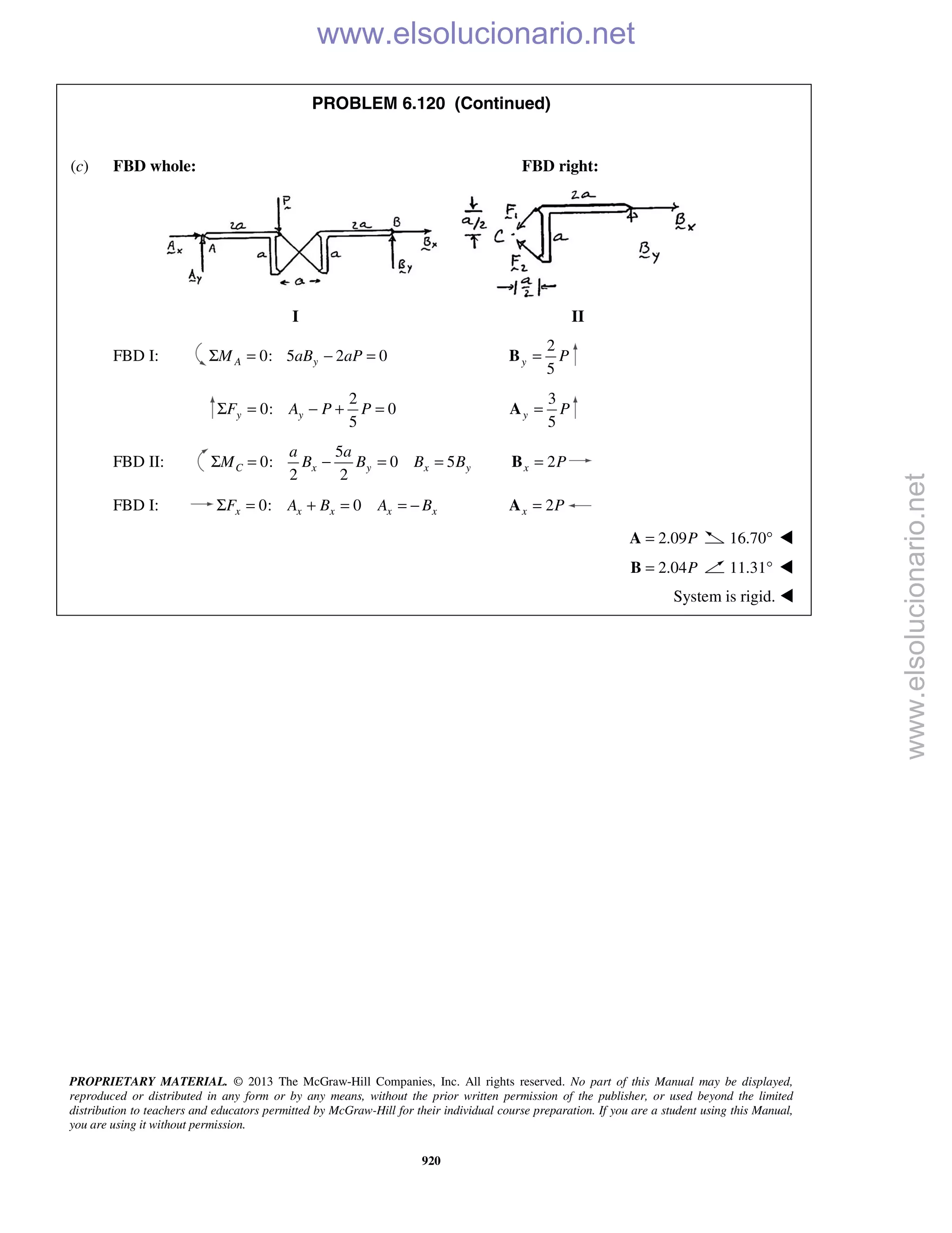 Beer vector mechanics for engineers statics 10th solutions