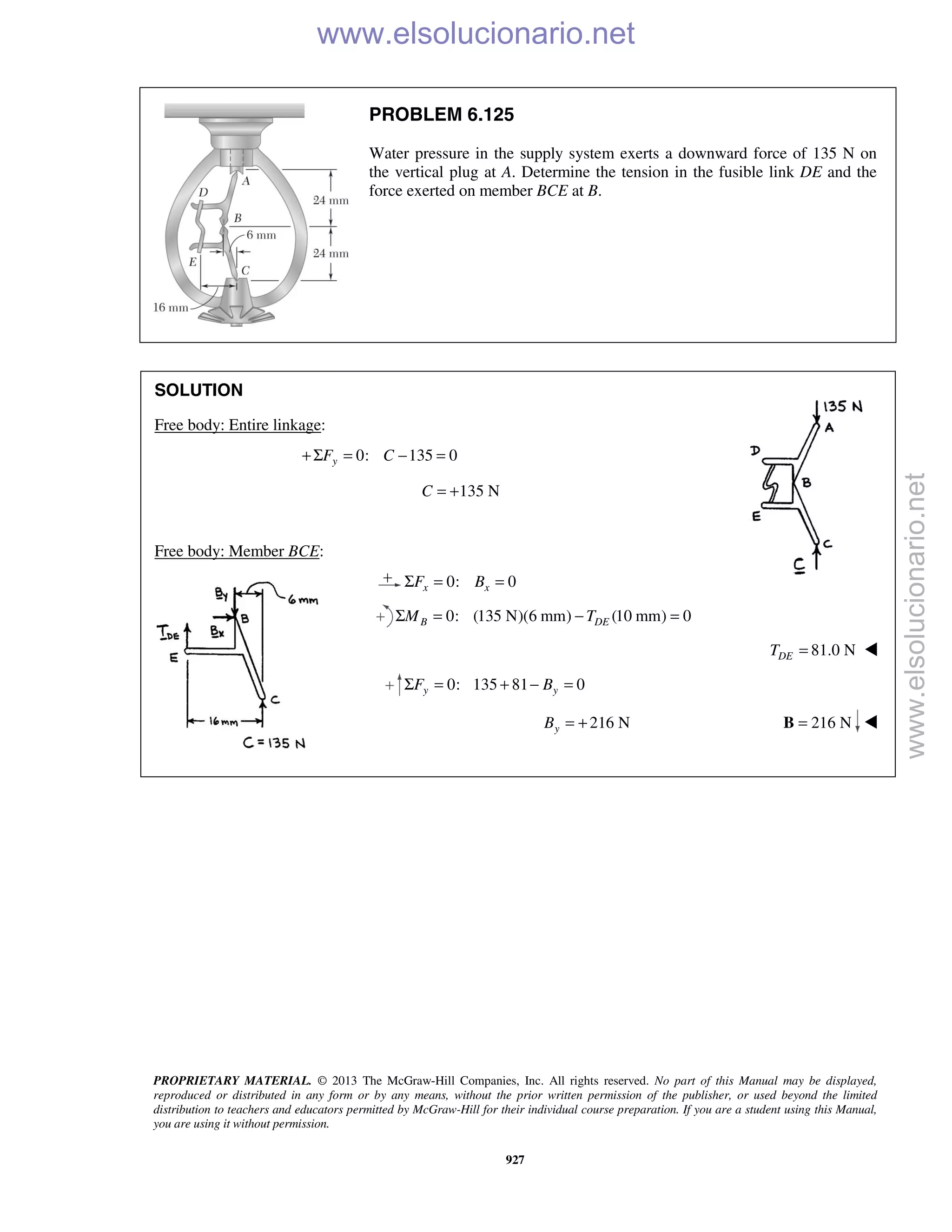 Beer vector mechanics for engineers statics 10th solutions