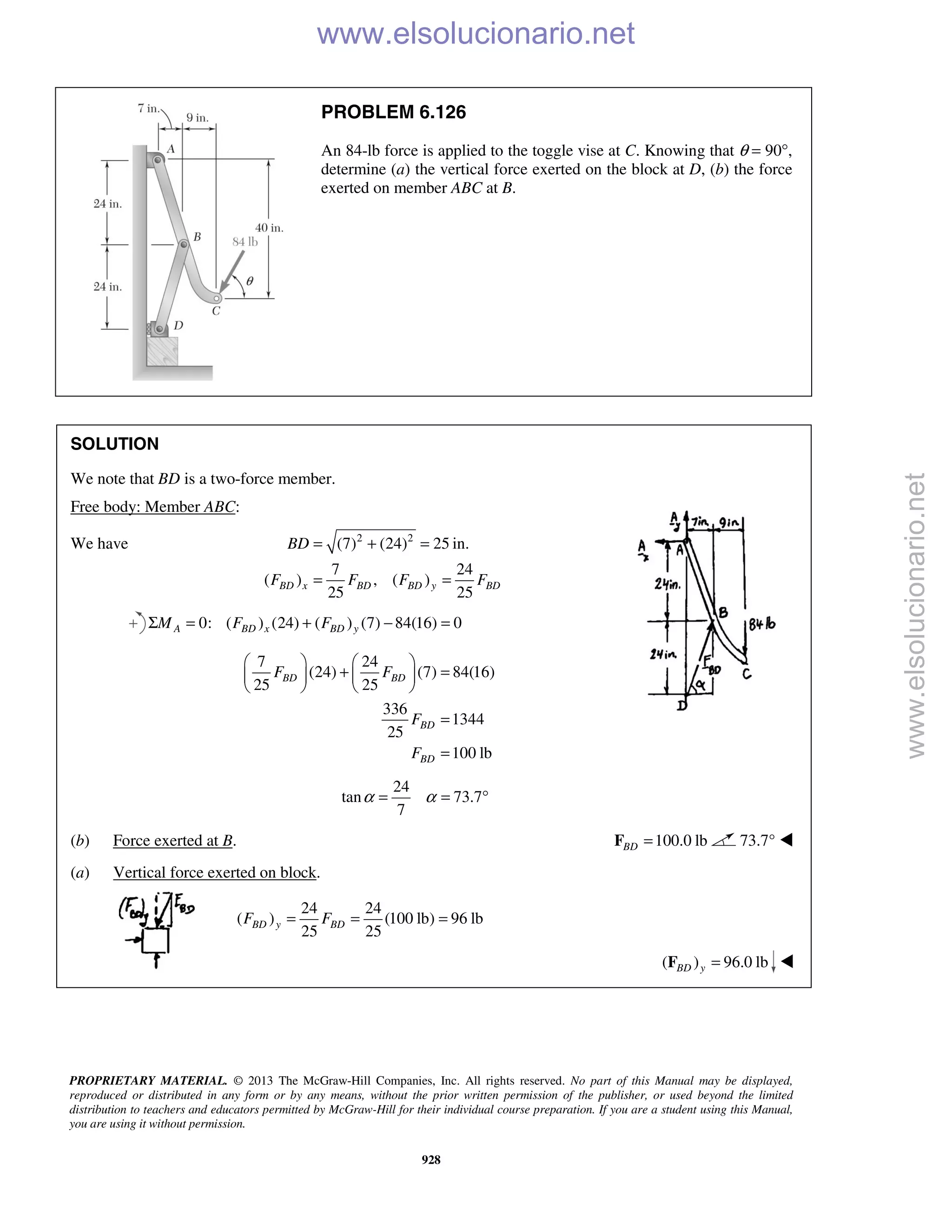 Beer vector mechanics for engineers statics 10th solutions