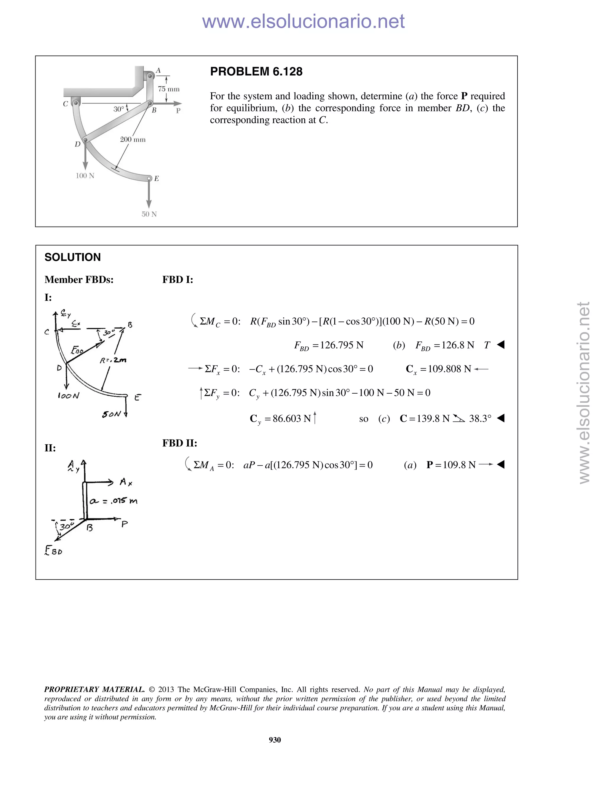 Beer vector mechanics for engineers statics 10th solutions