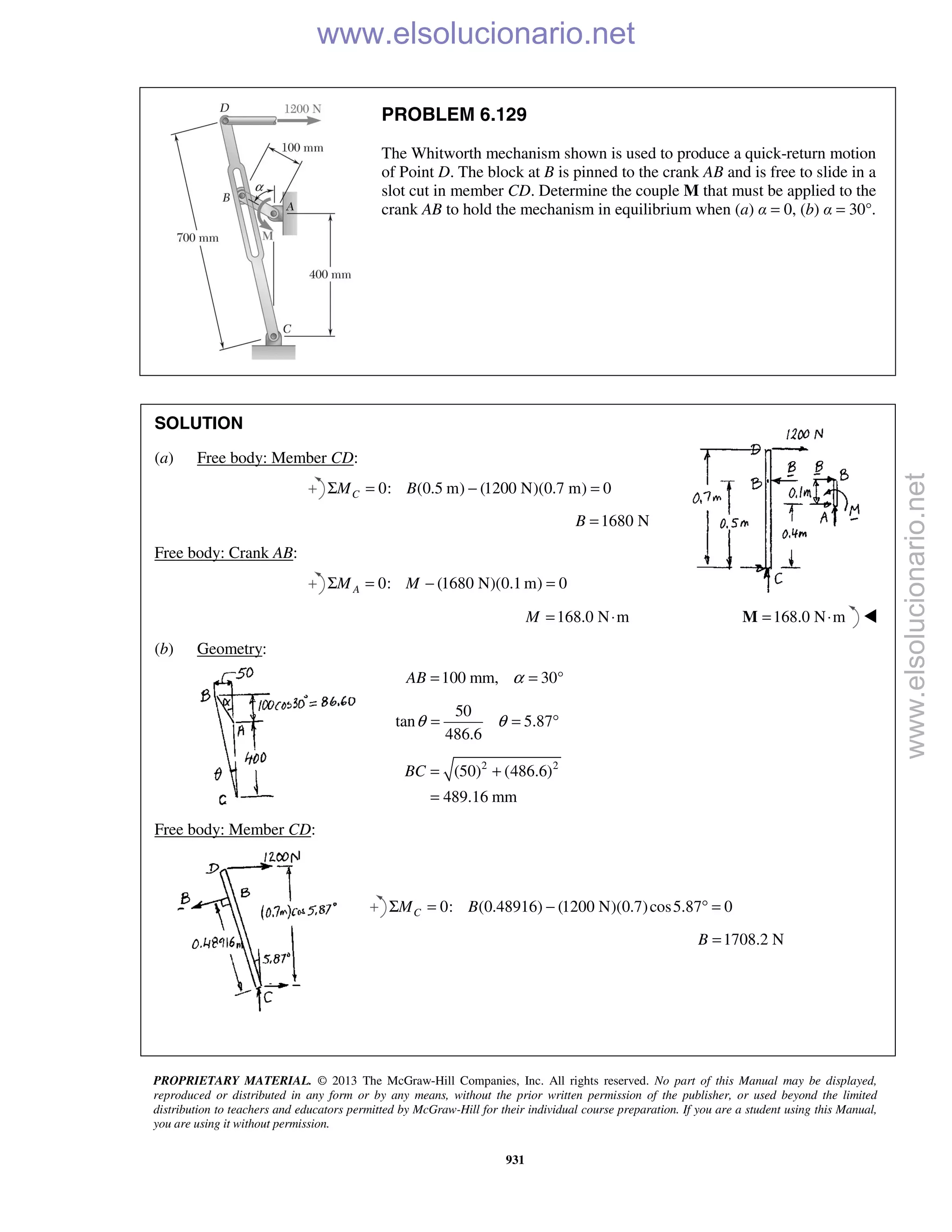 Beer vector mechanics for engineers statics 10th solutions