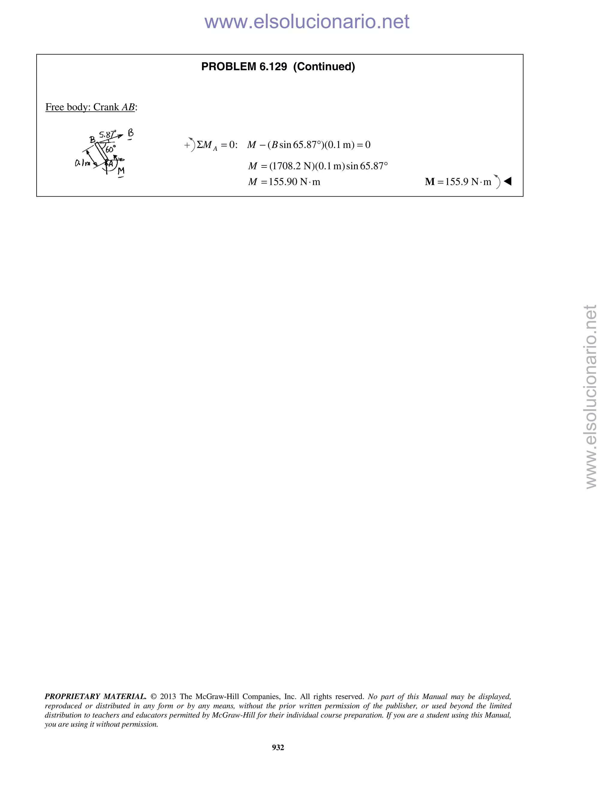 Beer vector mechanics for engineers statics 10th solutions