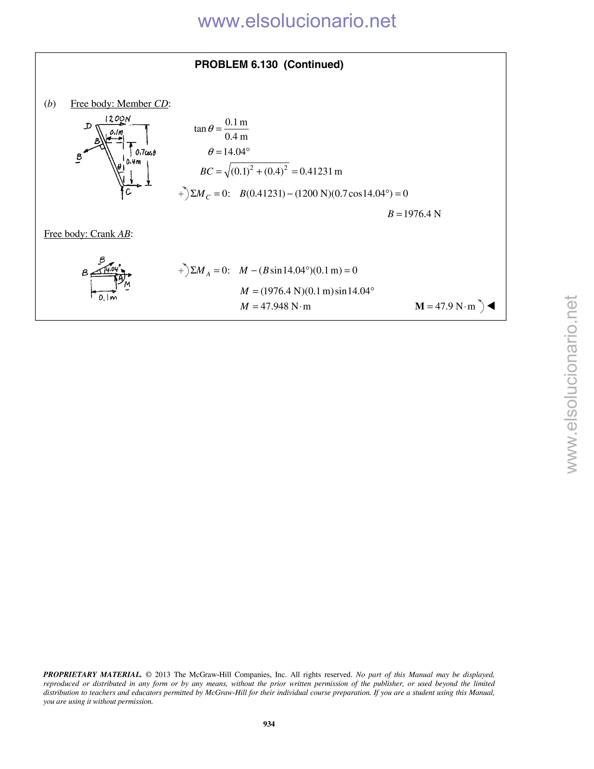 Beer vector mechanics for engineers statics 10th solutions