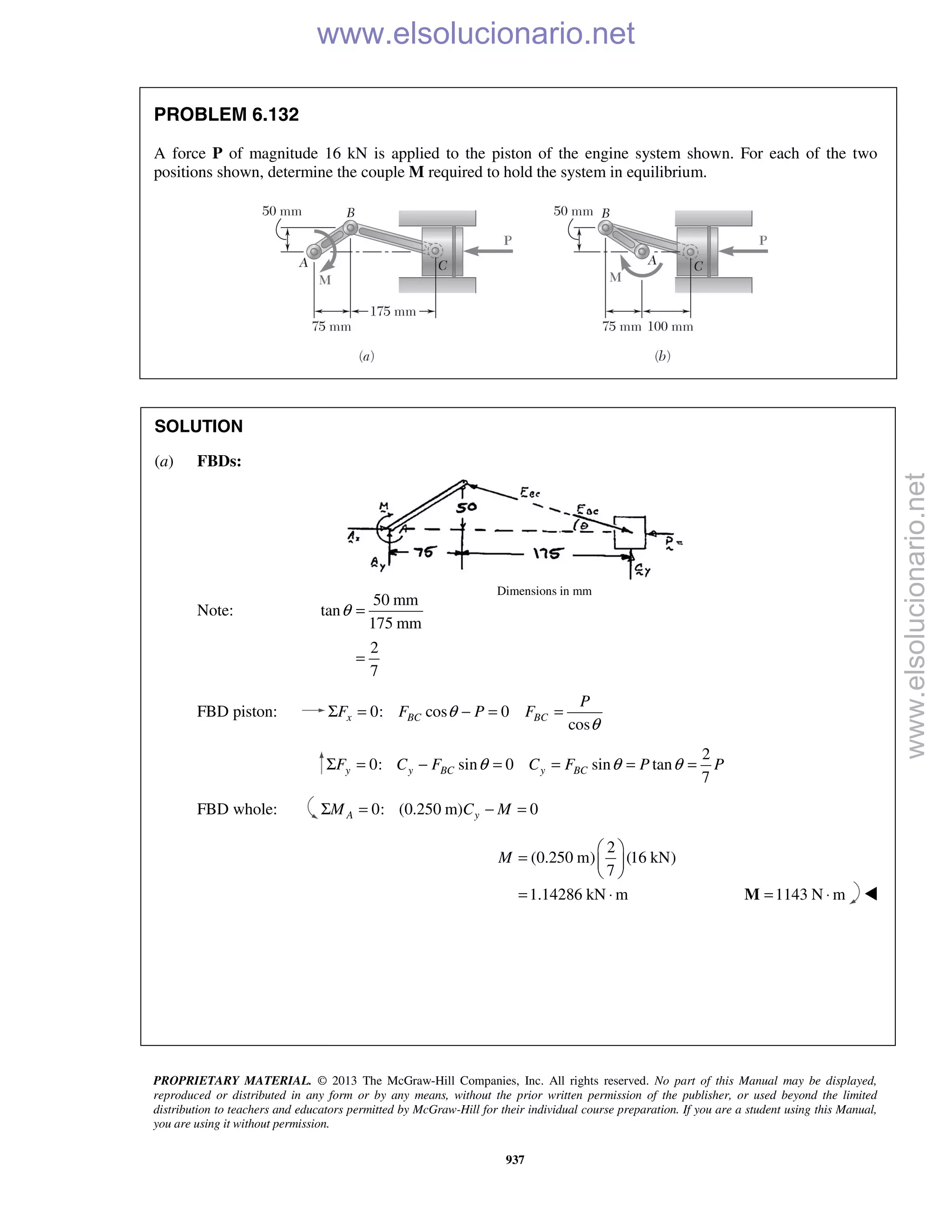 Beer vector mechanics for engineers statics 10th solutions